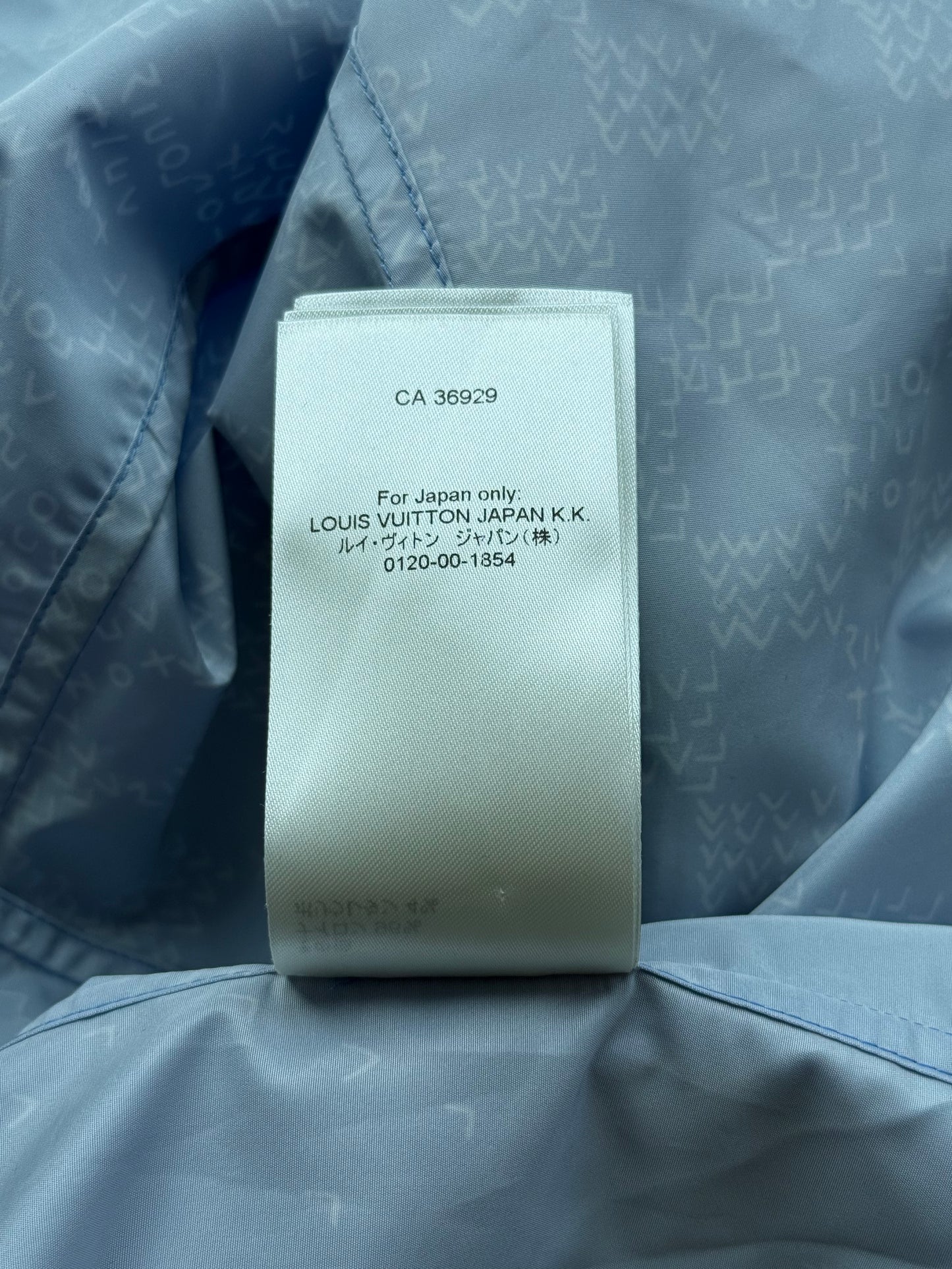 Louis Vuitton Blue LV Spread Damier Windbreaker