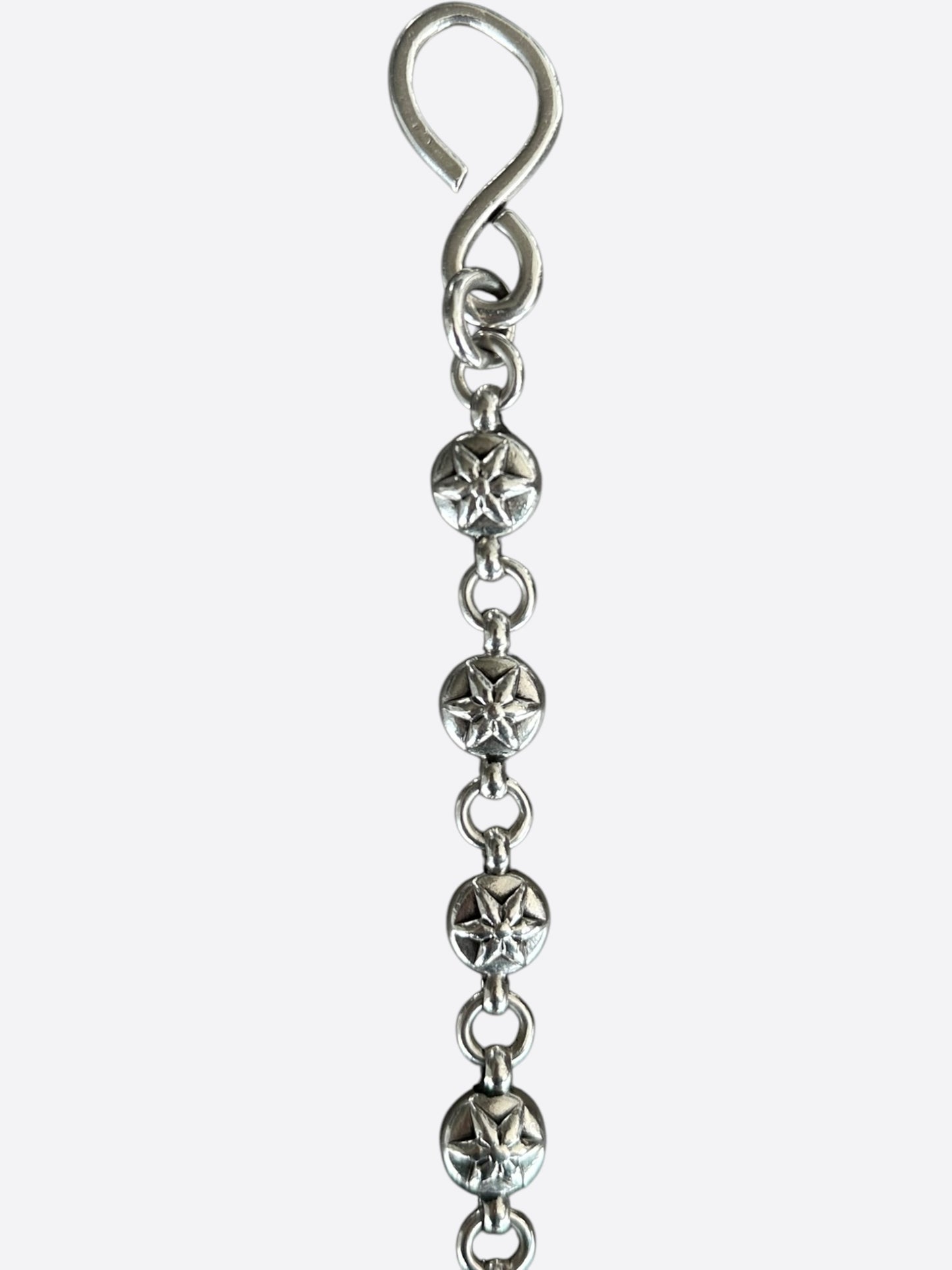 Chrome Hearts Silver Star Ball Wallet Chain