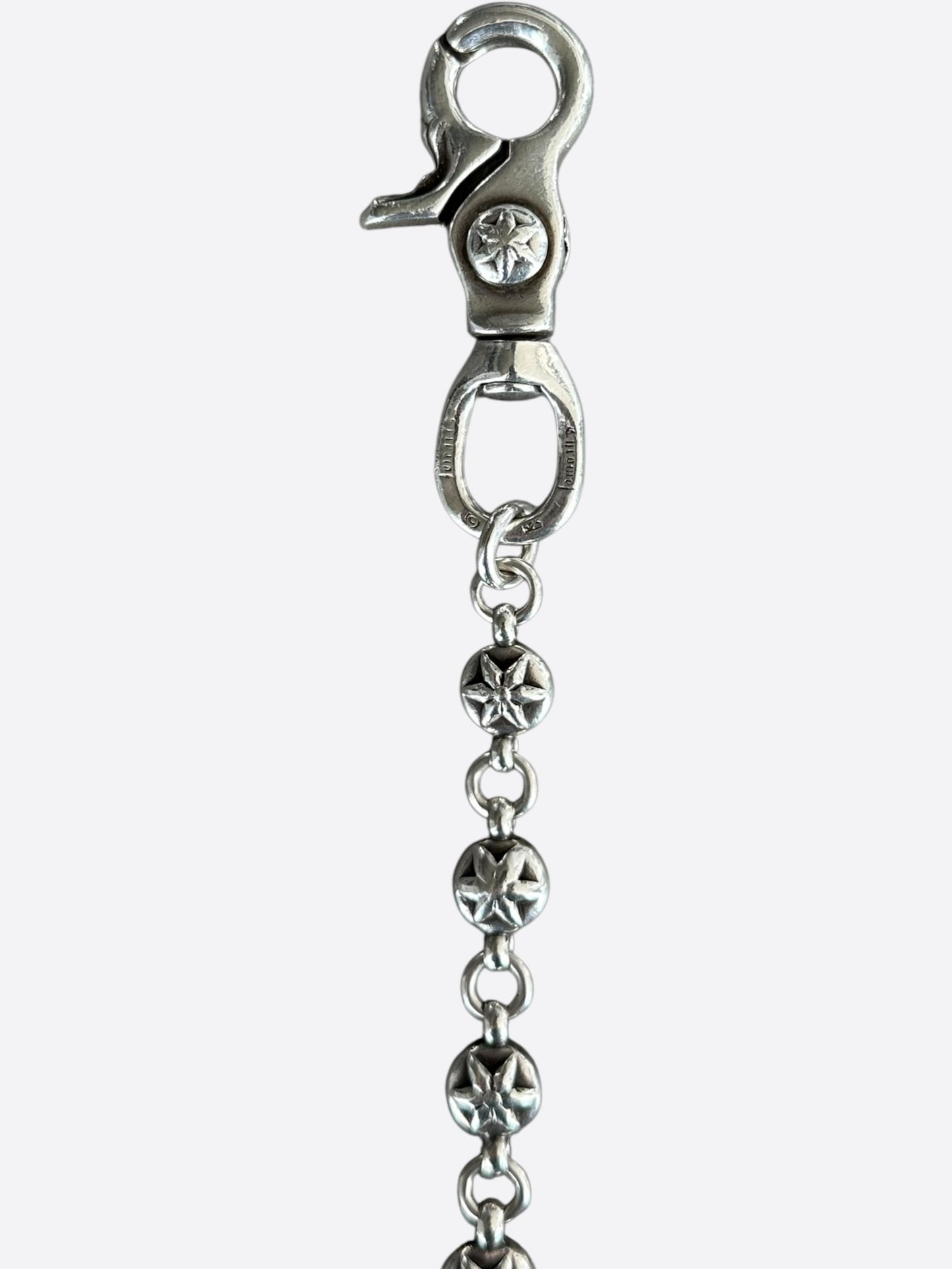 Chrome Hearts Silver Star Ball Wallet Chain