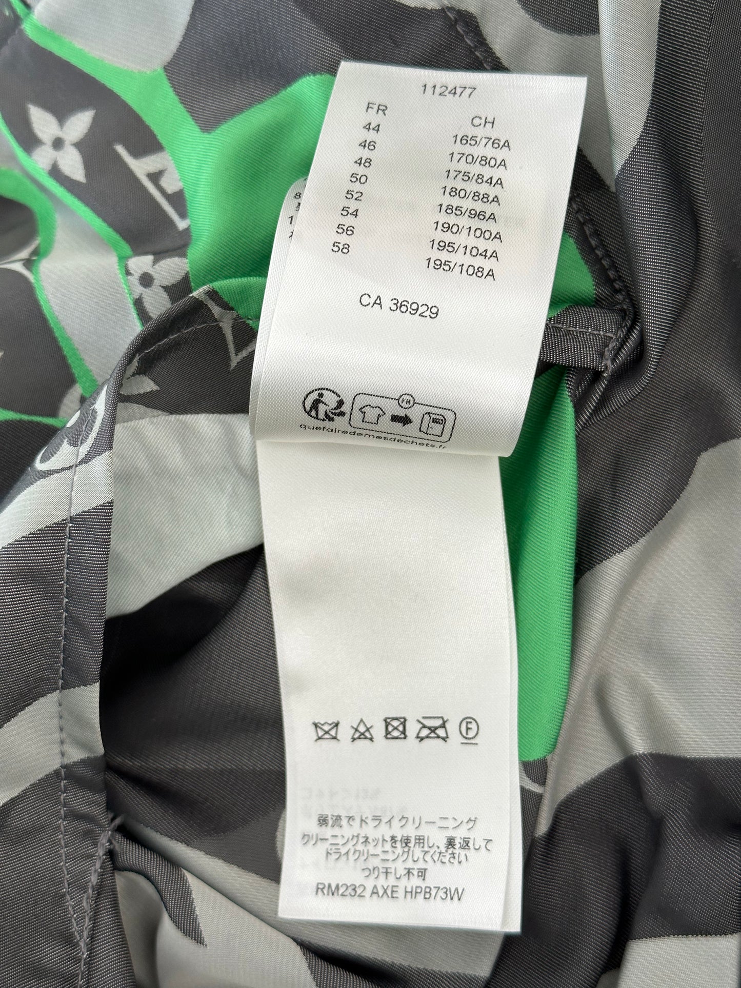 Louis Vuitton KidSuper Camouflage Monogram Face Windbreaker