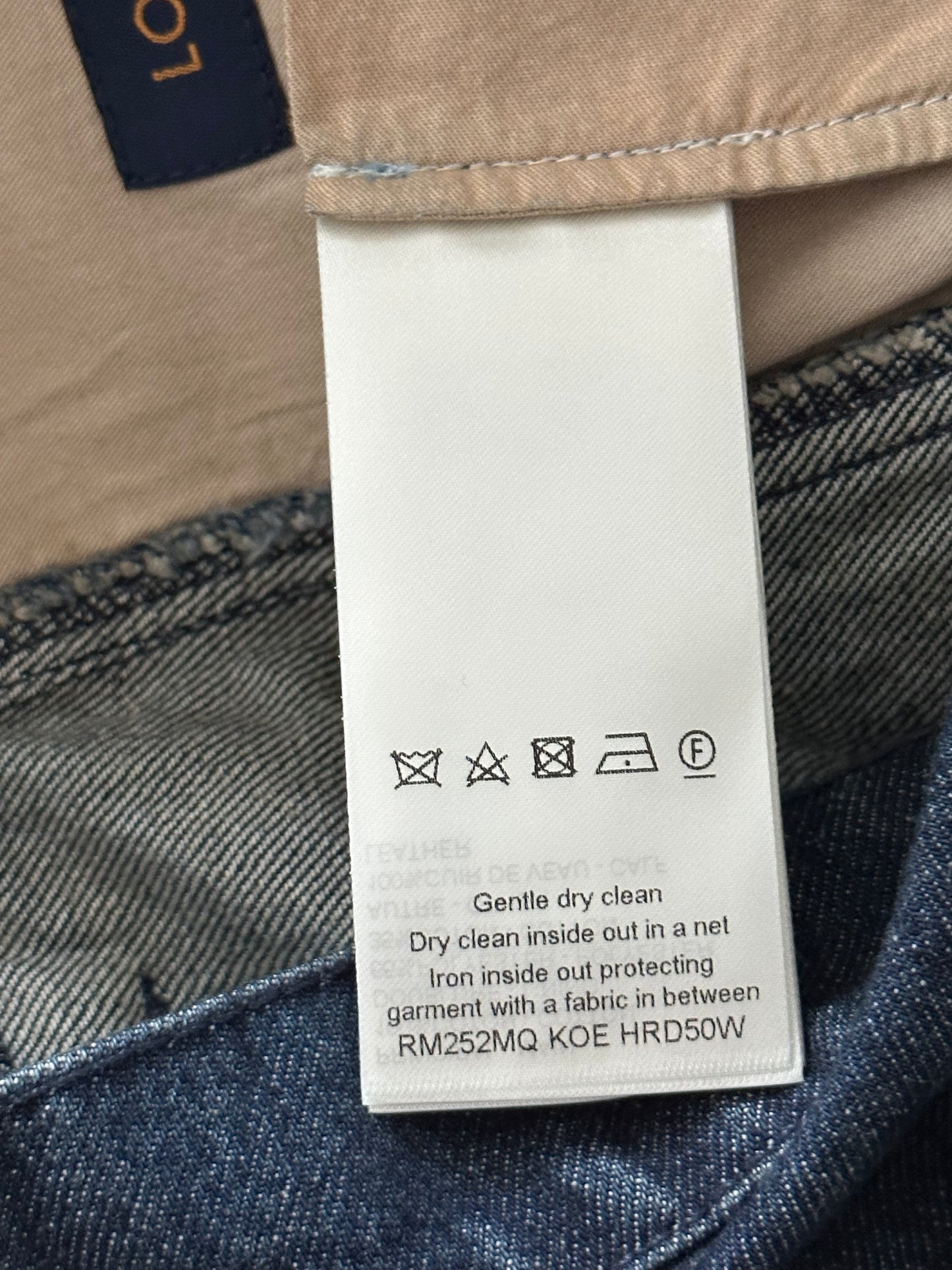 Louis Vuitton Blue Monogram Carpenter Denim Shorts
