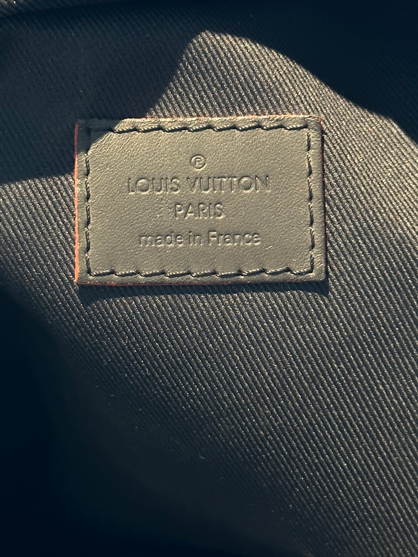 Louis Vuitton Navy & White Upside Down Monogram Backpack