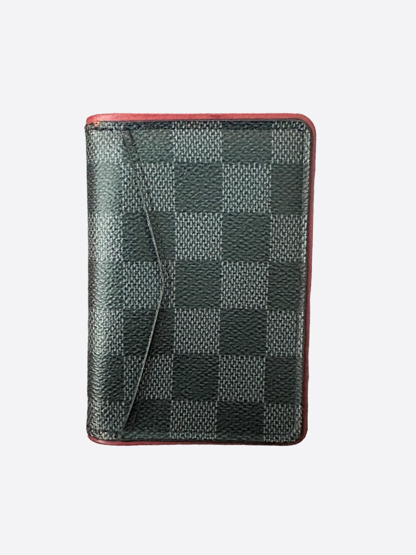 Louis Vuitton Black & Red Damier Graphite Pocket Organizer