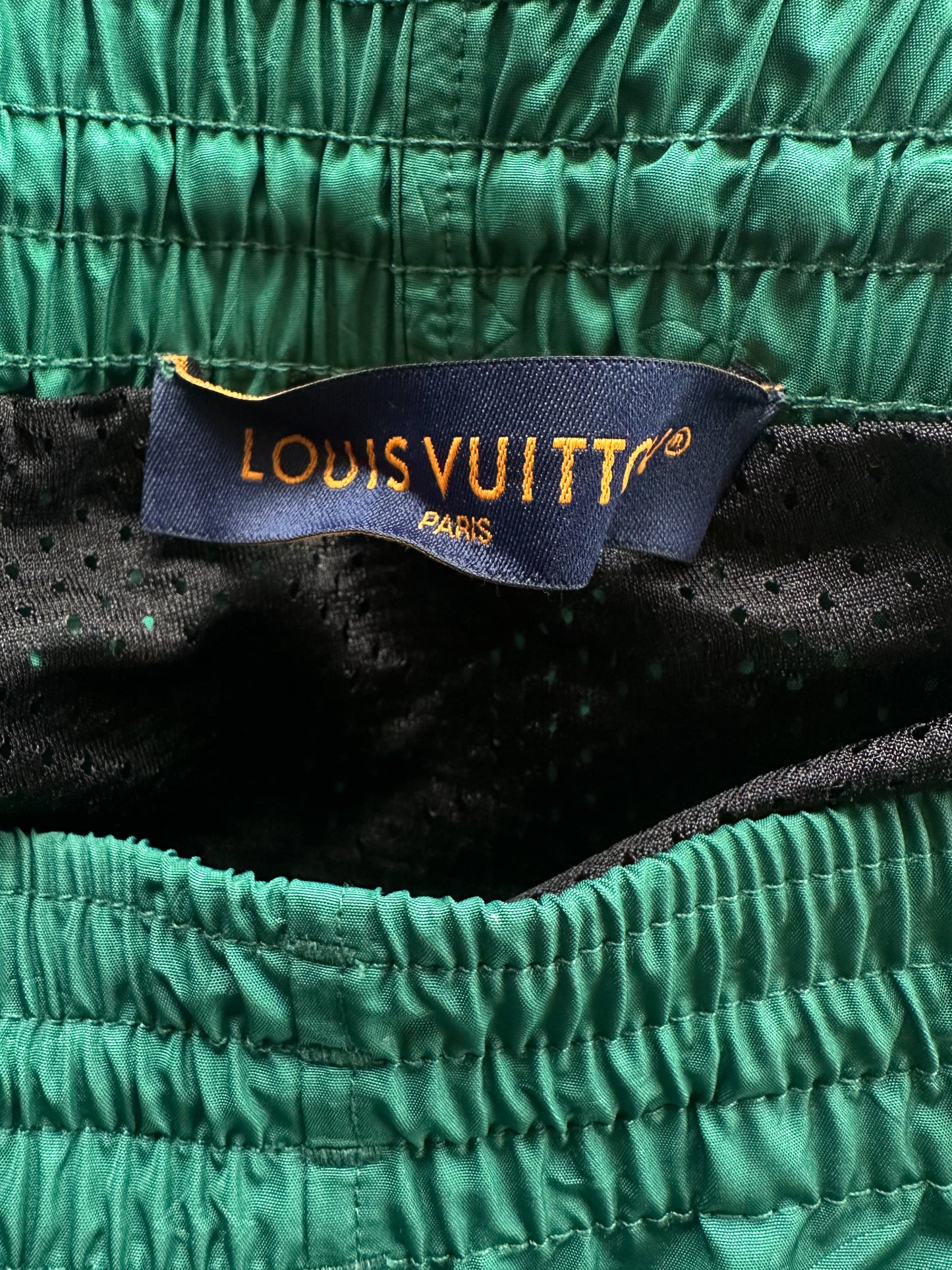 Louis Vuitton Green Monogram Swim Shorts