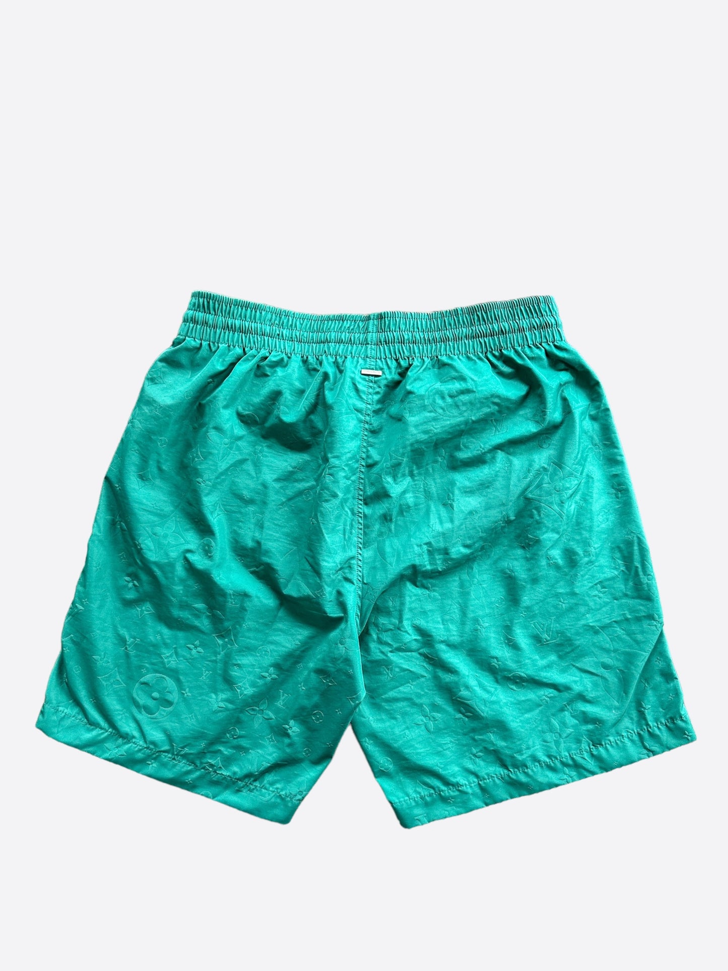 Louis Vuitton Green Monogram Swim Shorts