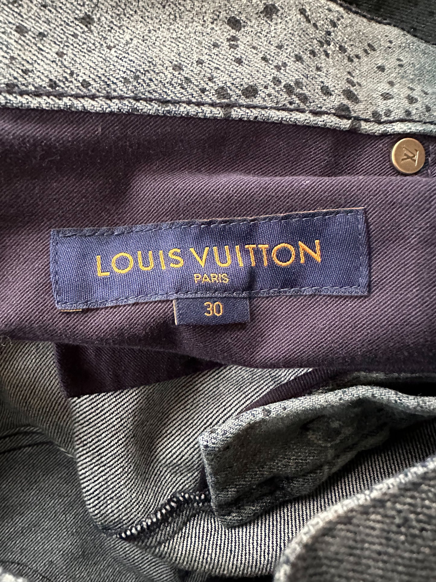 Louis Vuitton Dark Blue Galaxy Monogram Jeans