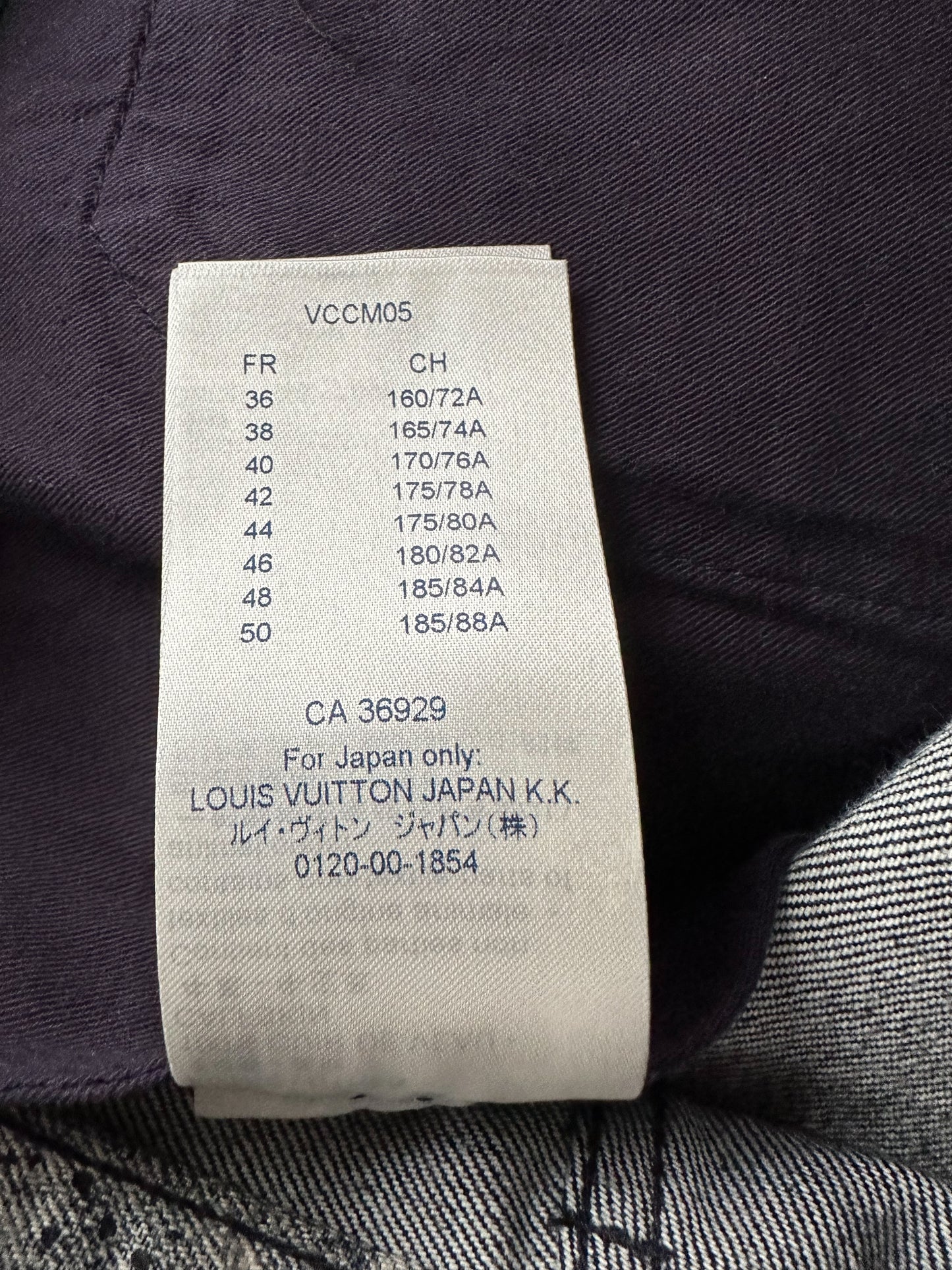 Louis Vuitton Dark Blue Galaxy Monogram Jeans