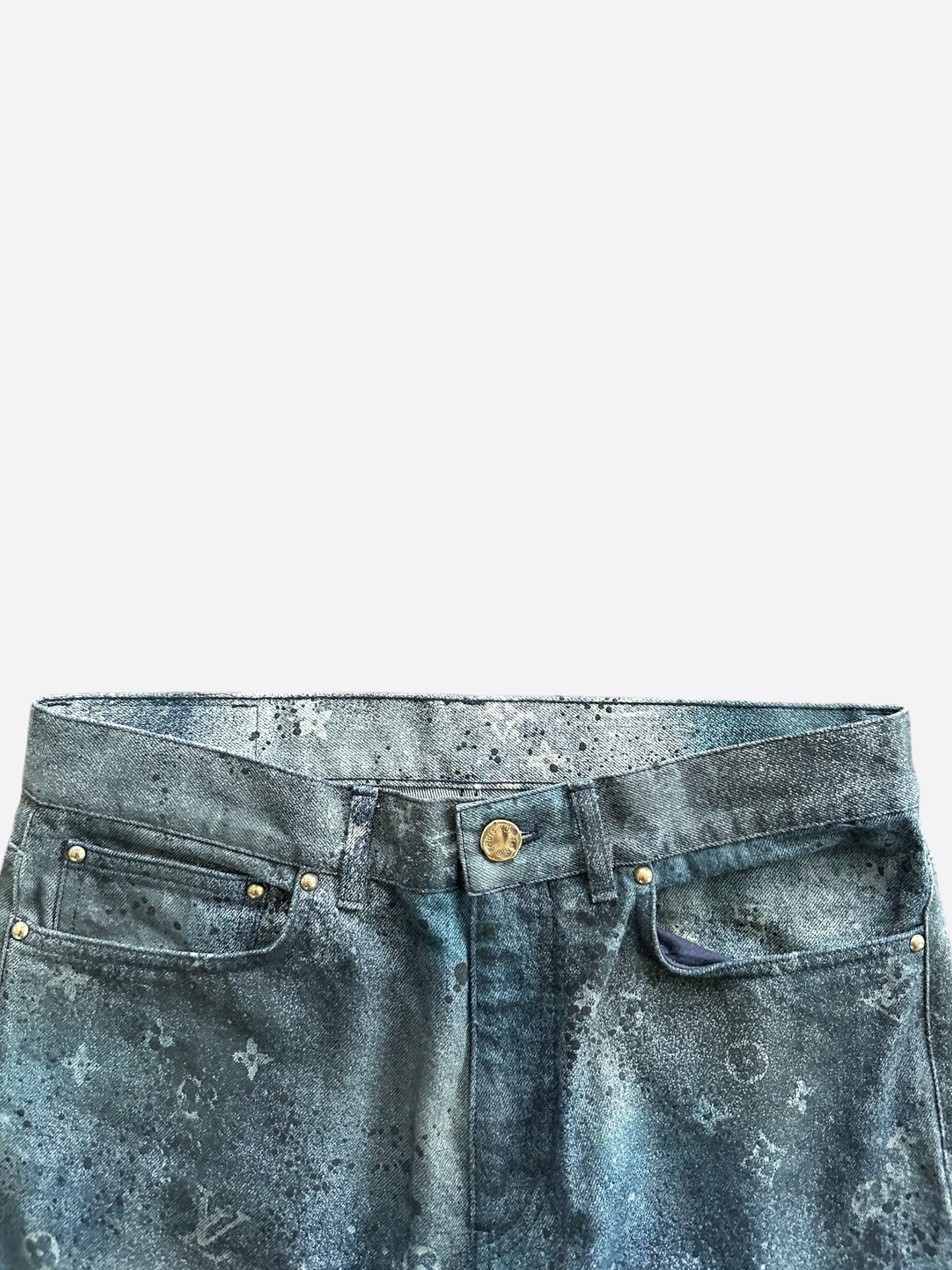 Louis Vuitton Dark Blue Galaxy Monogram Jeans