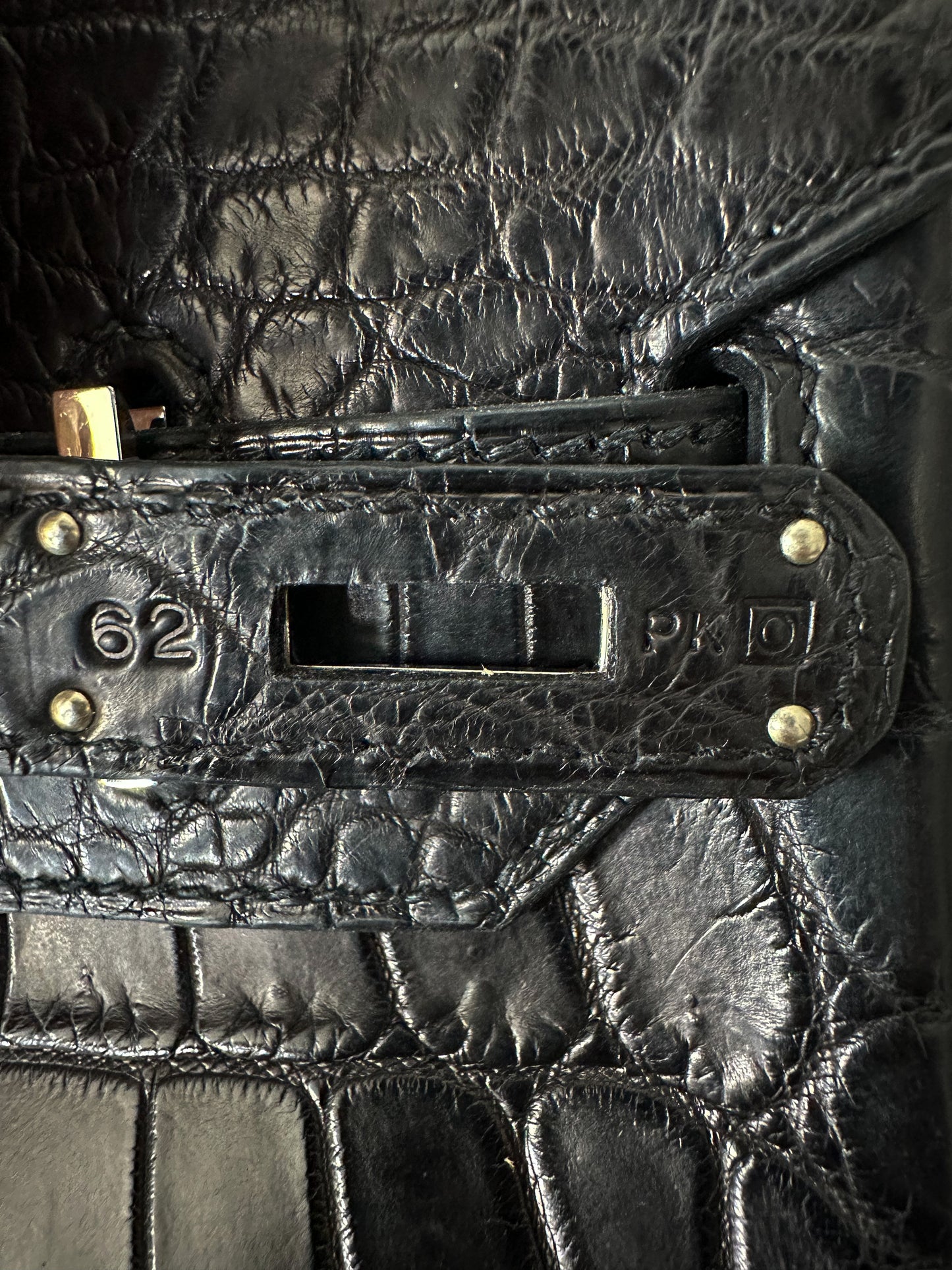 Hermès Black Matte Niloticus Crocodile Birkin 30