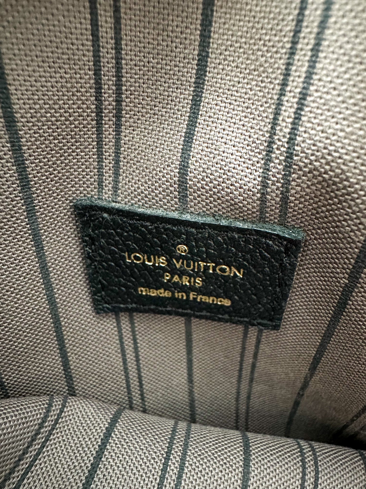 Louis Vuitton Black Empreinte Monogram Pochette Metis