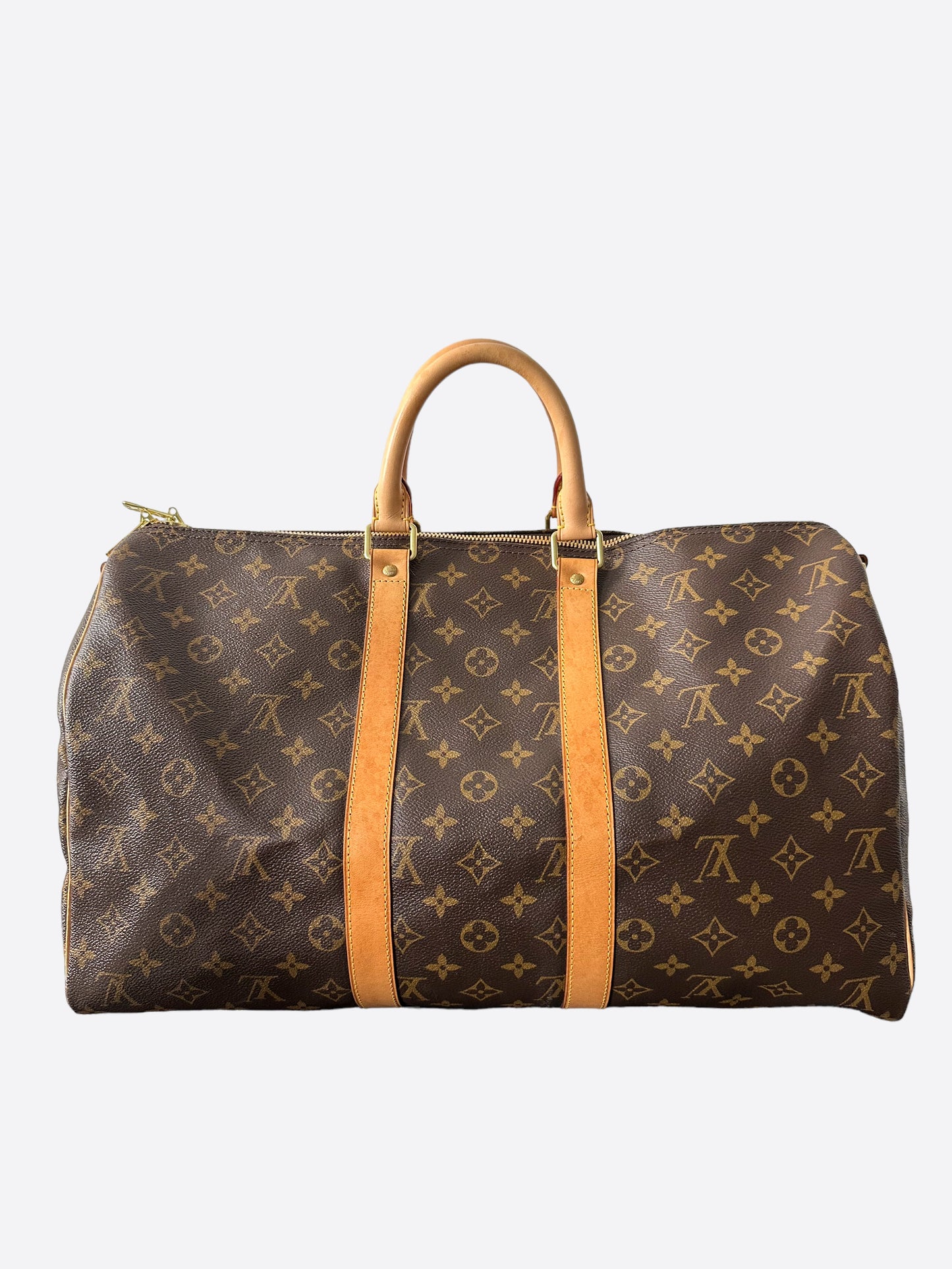 Louis Vuitton Brown Monogram Keepall 45