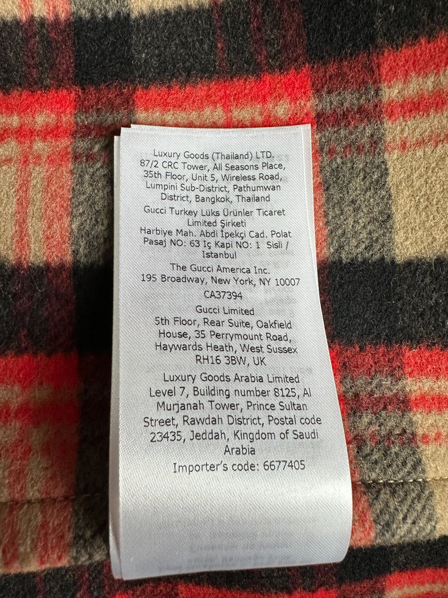 Gucci Tan Jumbo GG Monogram Wool Coat