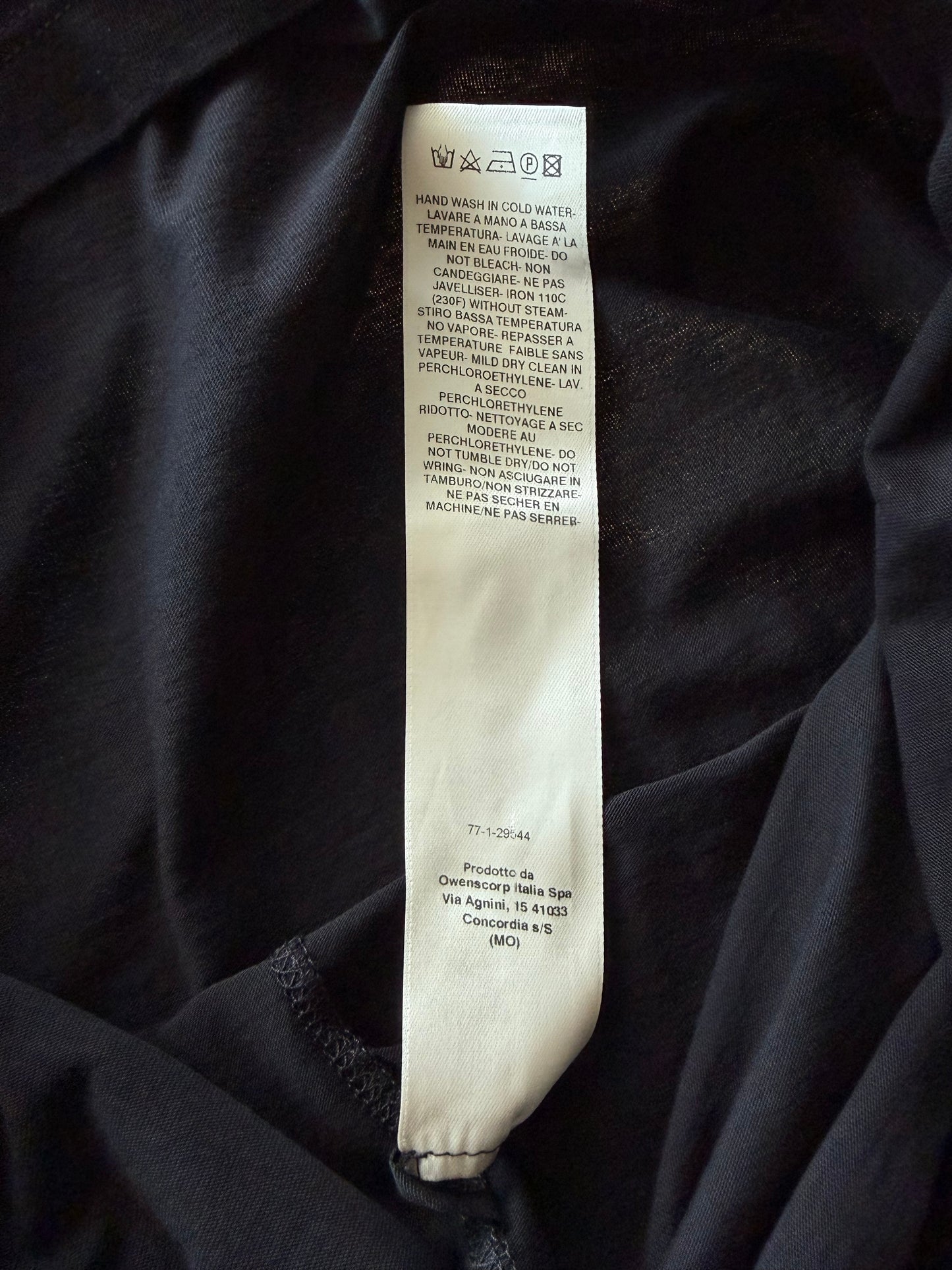 Rick Owens Black Short Level T-Shirt