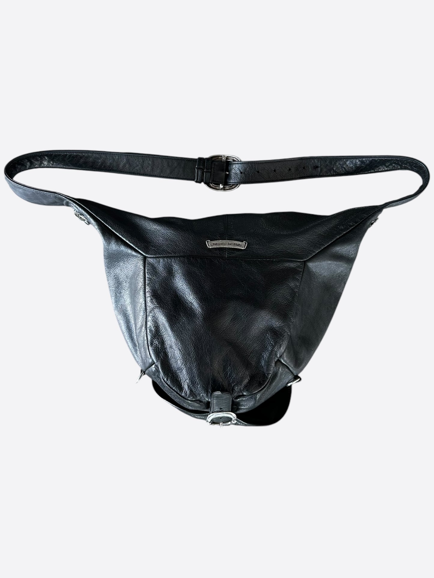 Chrome Hearts Black Leather XL Snat Pack