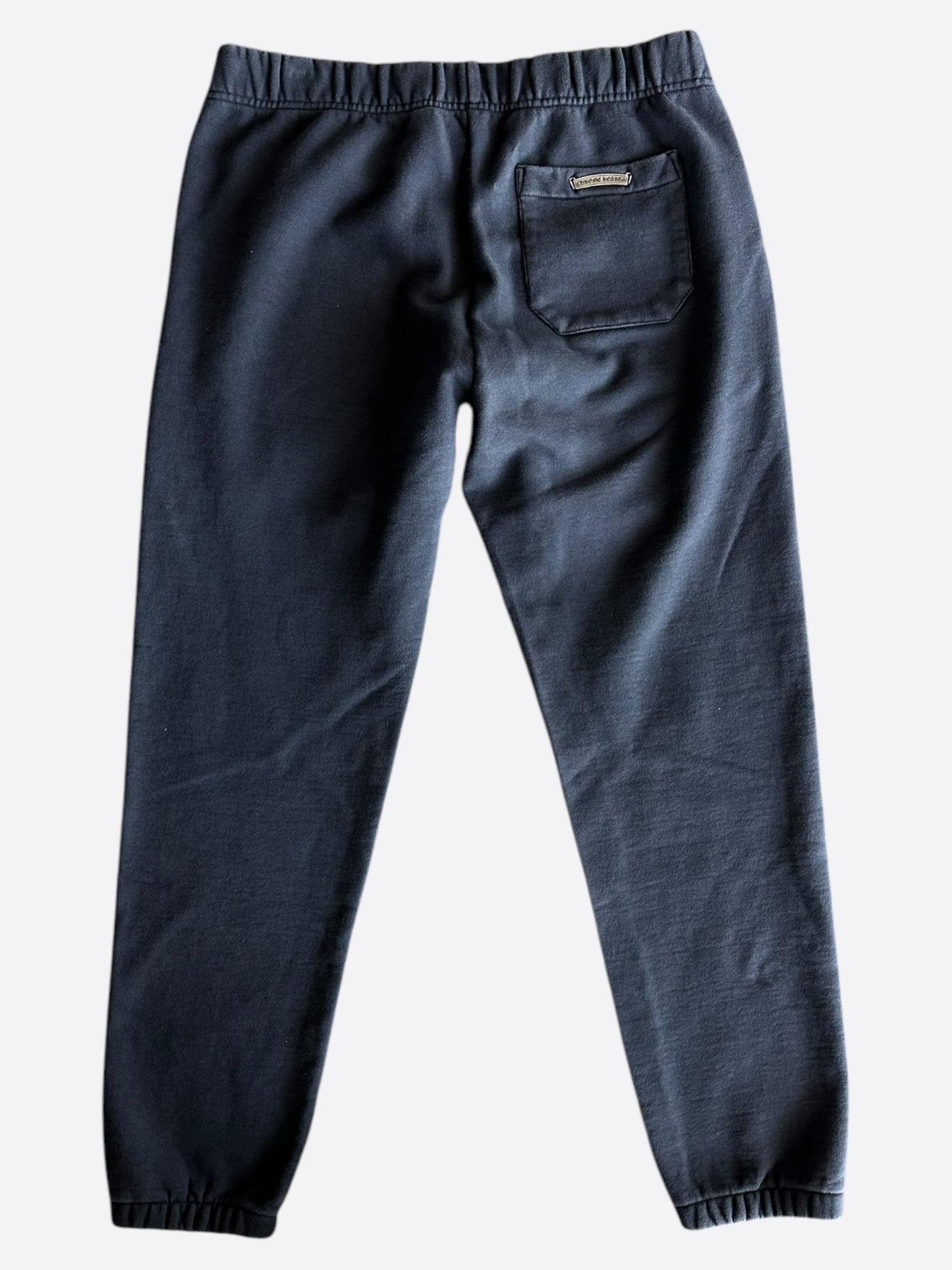 Chrome Hearts Navy & Red Triple Cross Patch Paper Jam Sweatpants