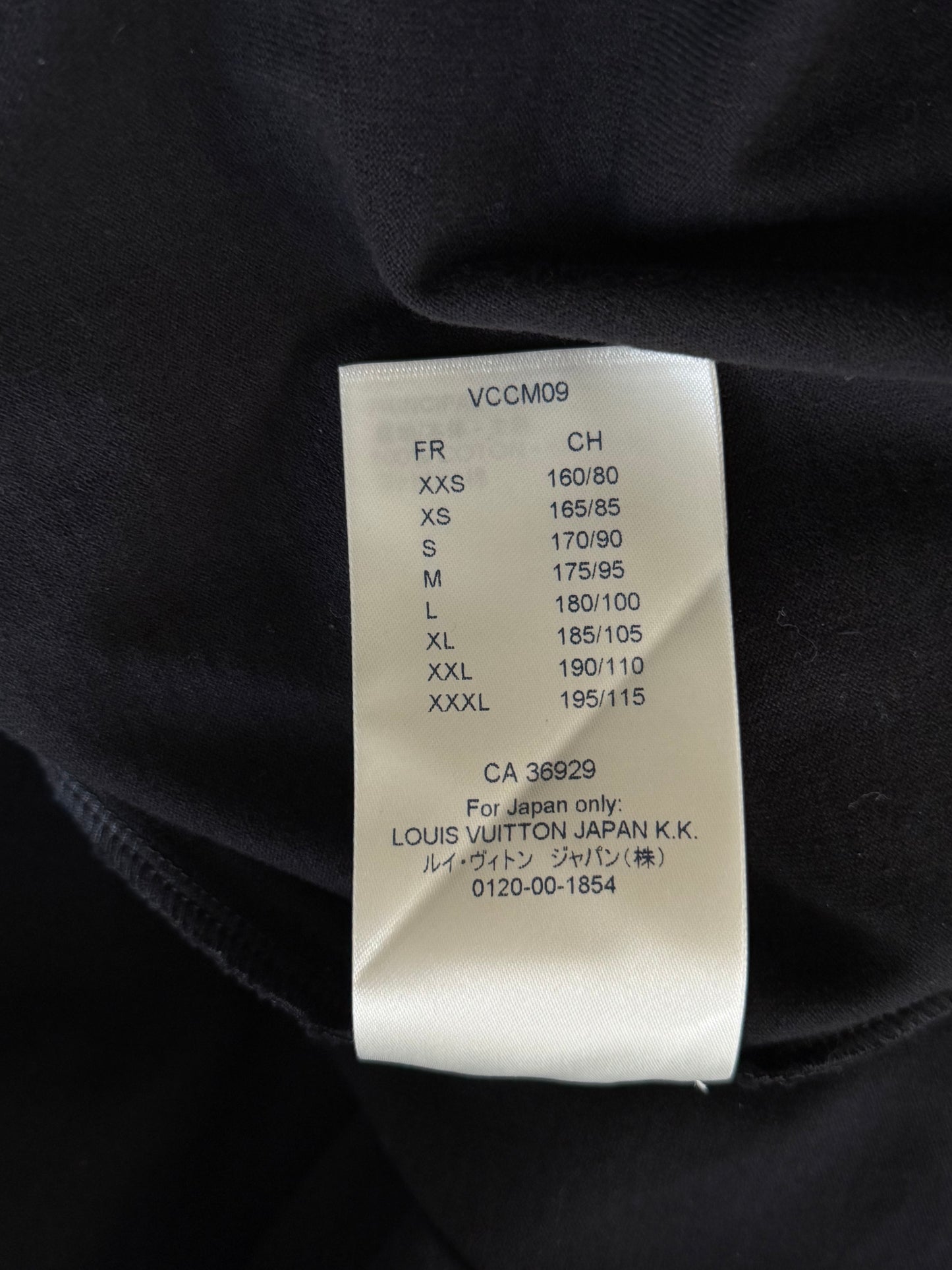 Louis Vuitton Black & White LV Stitch Logo T-Shirt