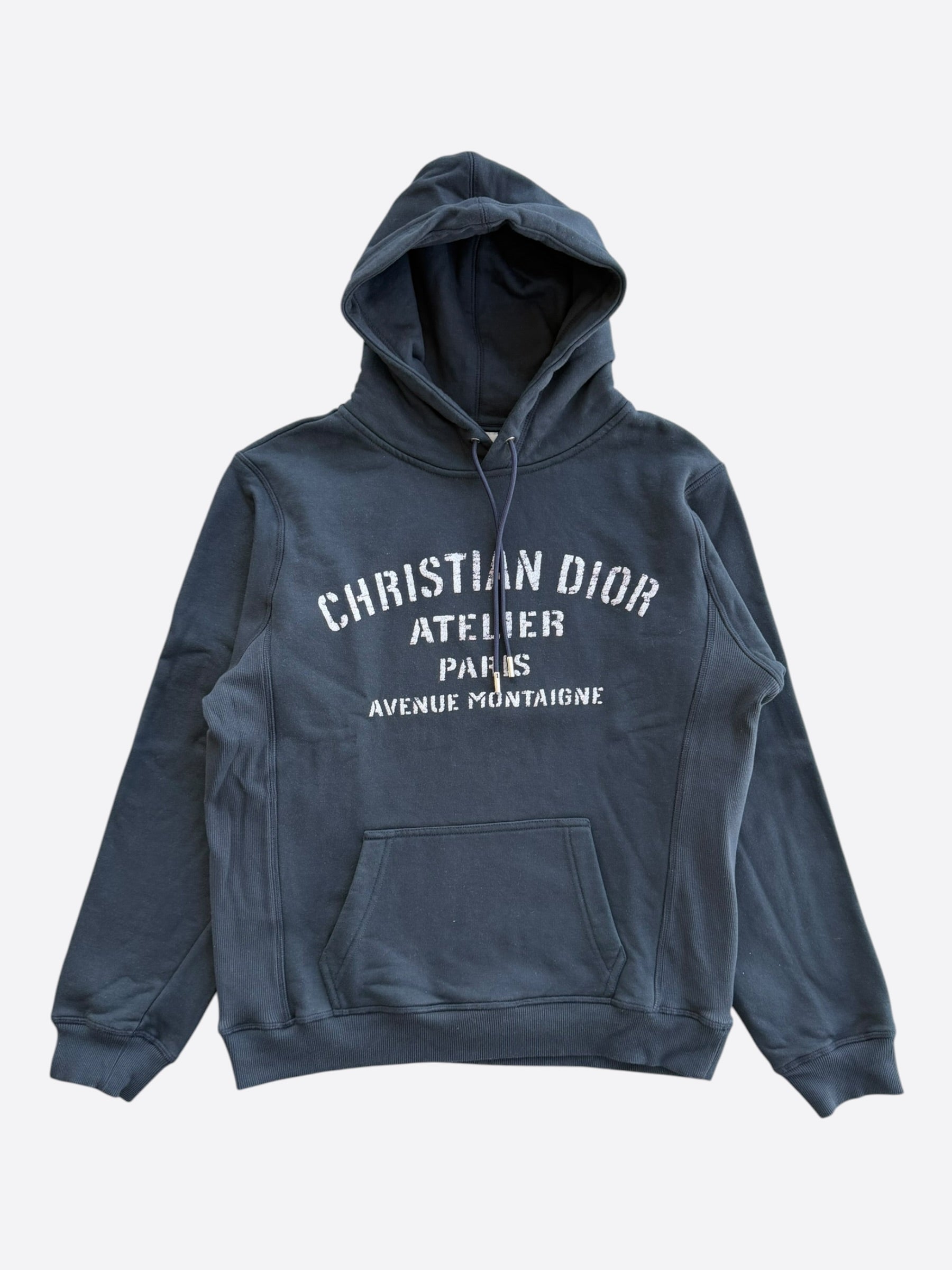 Dior Faded Black & White Atelier Logo Hoodie – Savonches