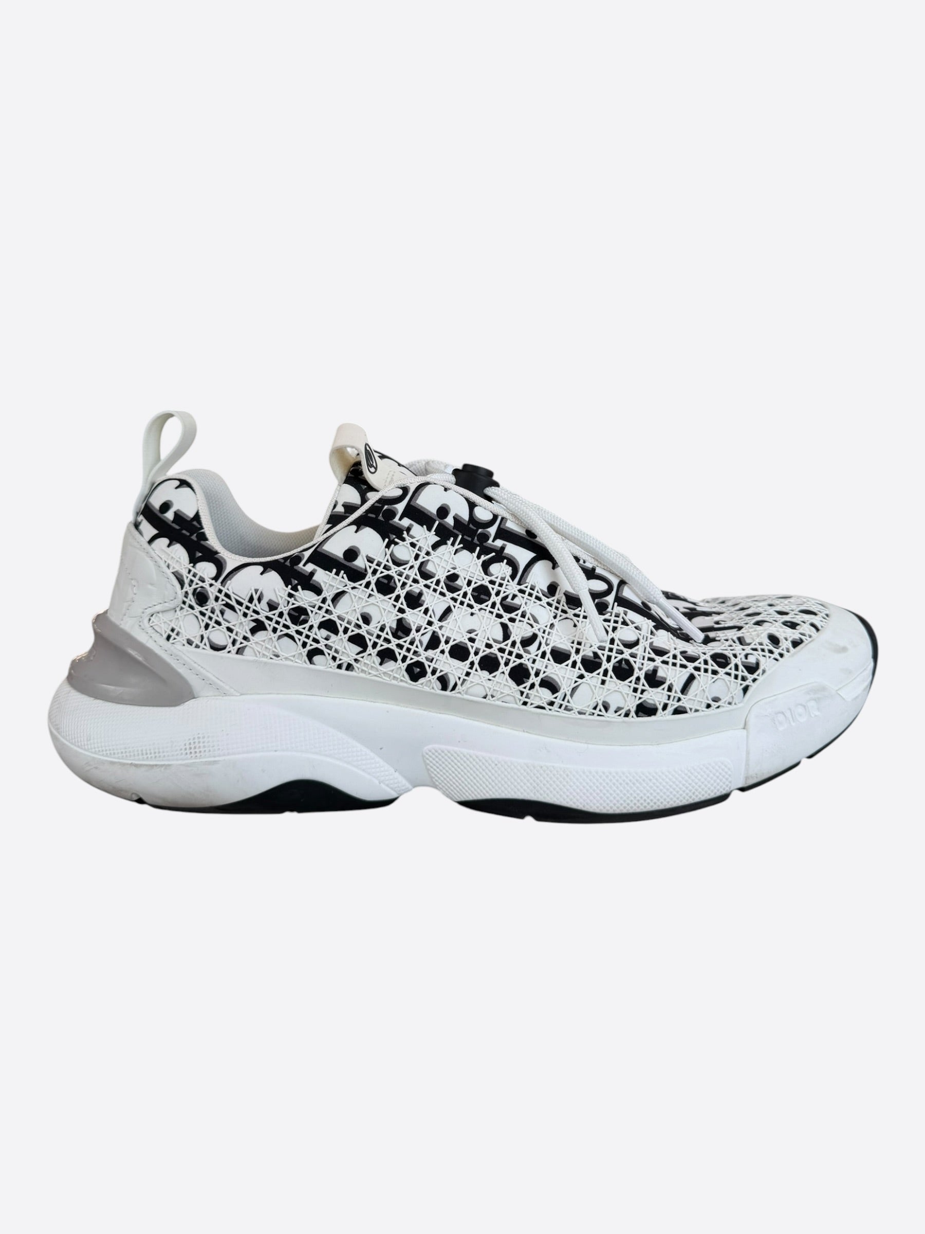Dior White & Black Oblique B24 Sneakers – Savonches