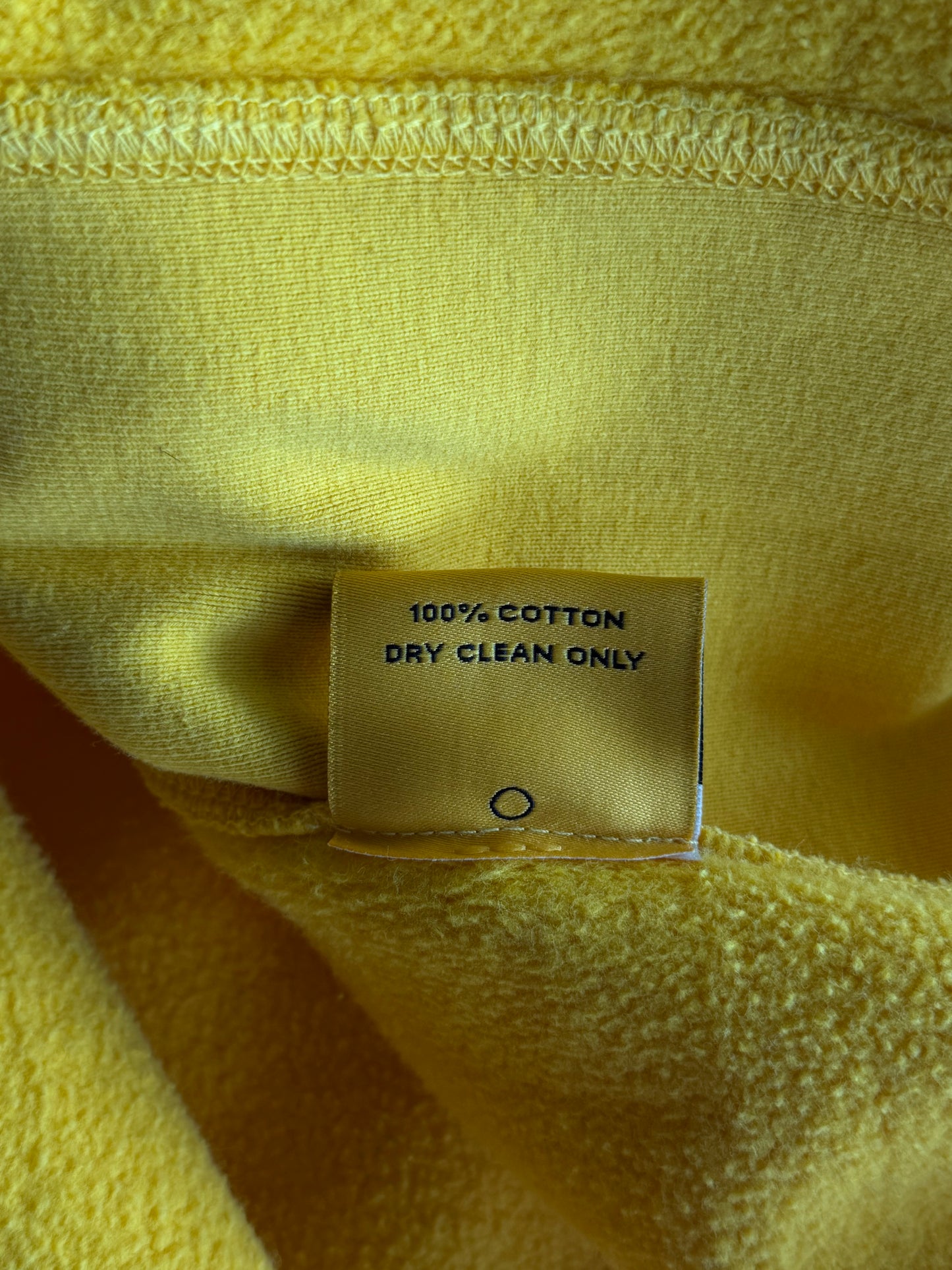 Gallery Dept Yellow & Black Logo Hoodie