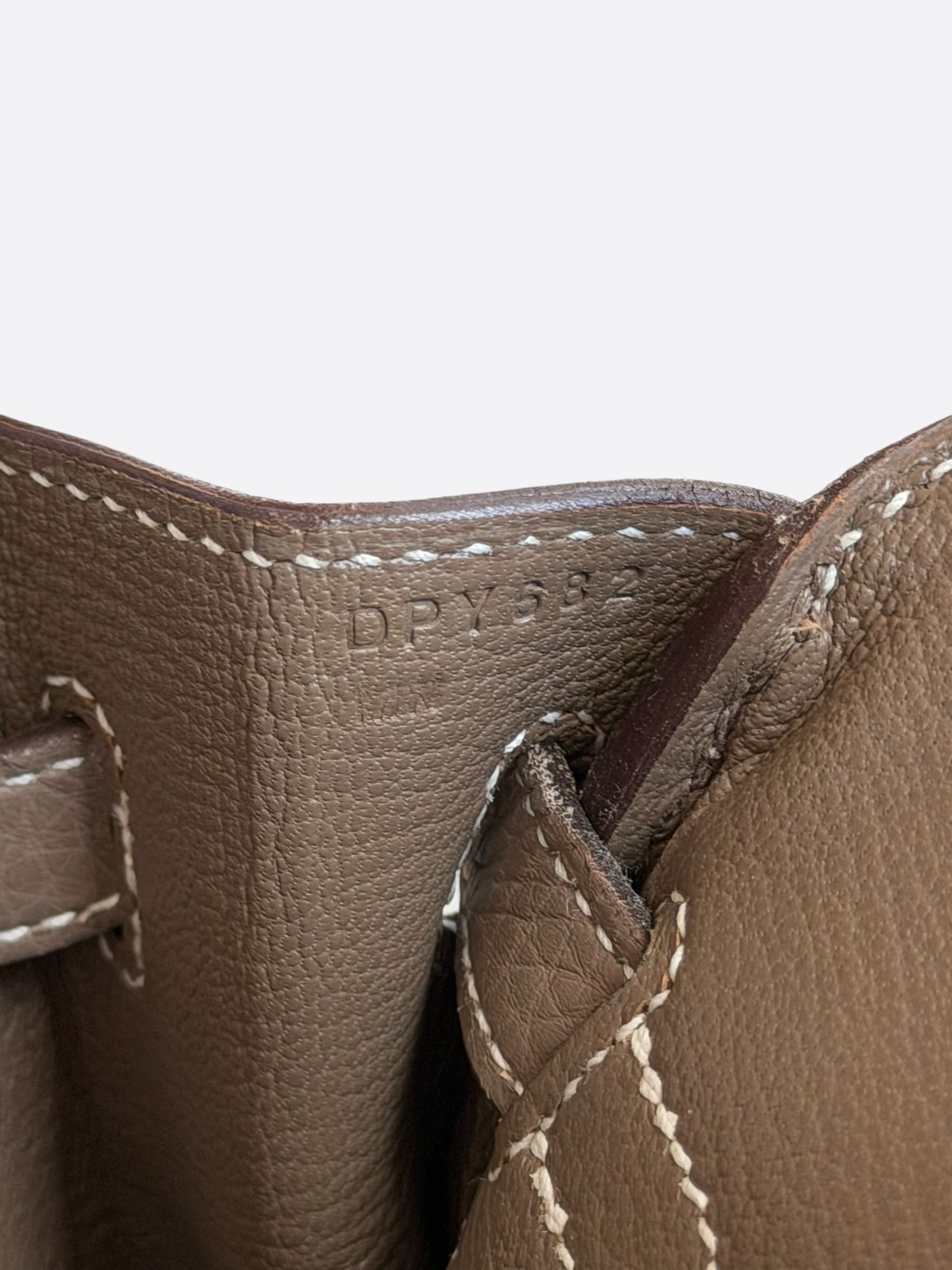 Hermes Etoupe Togo & Gold Hardware Birkin 25