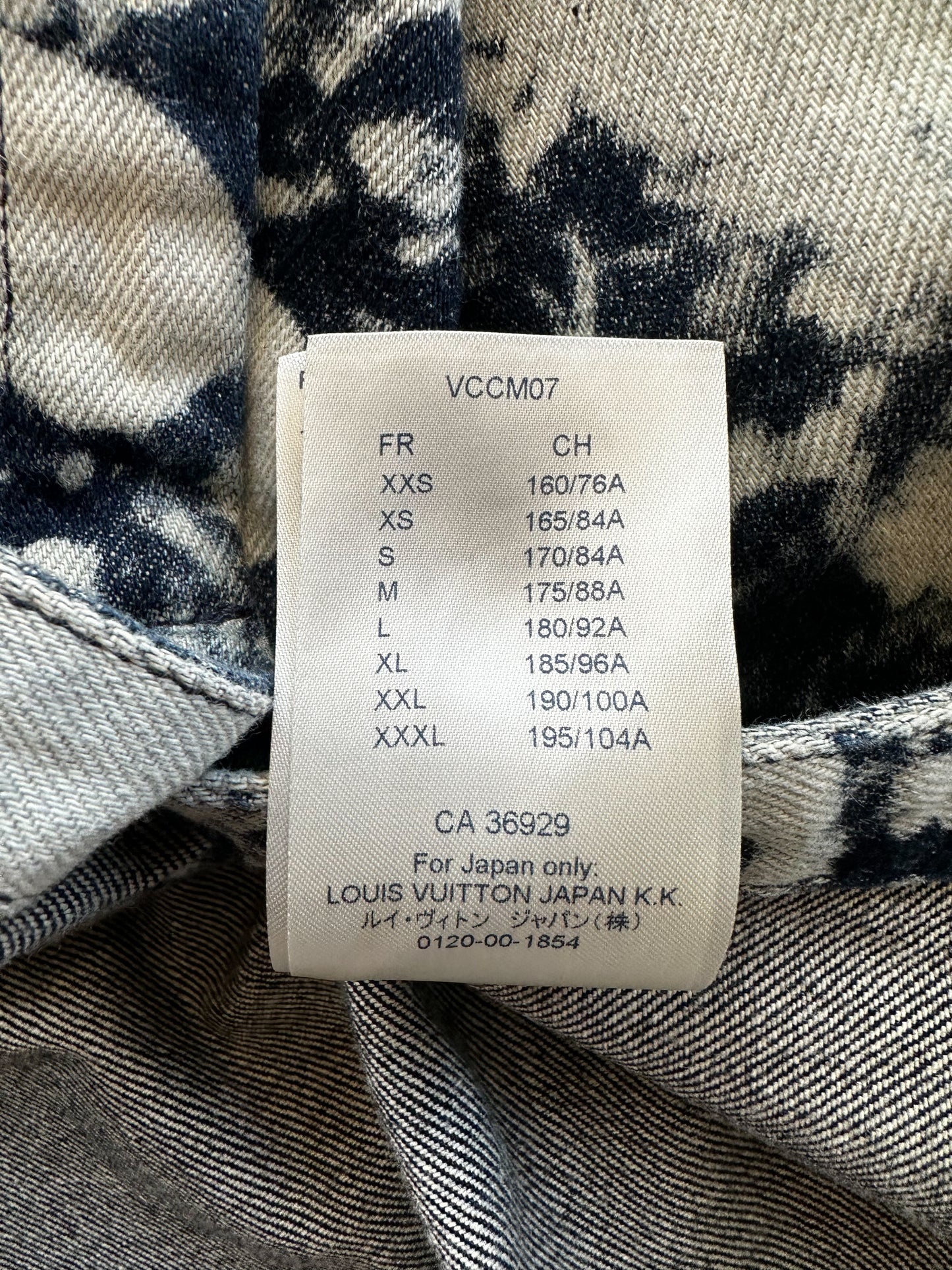 Louis Vuitton Blue & White Poppies Denim Shirt