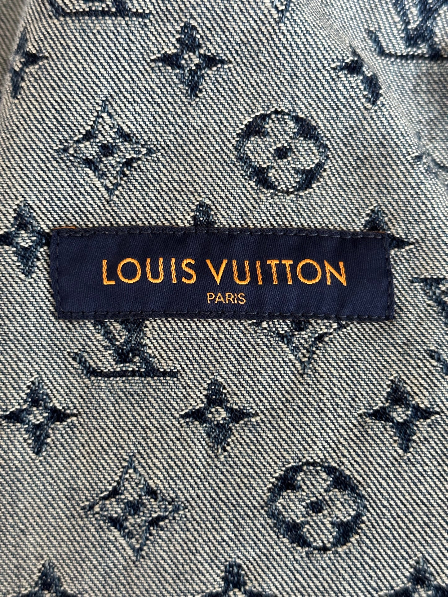 Louis Vuitton Nigo Blue Monogram Denim Jacket