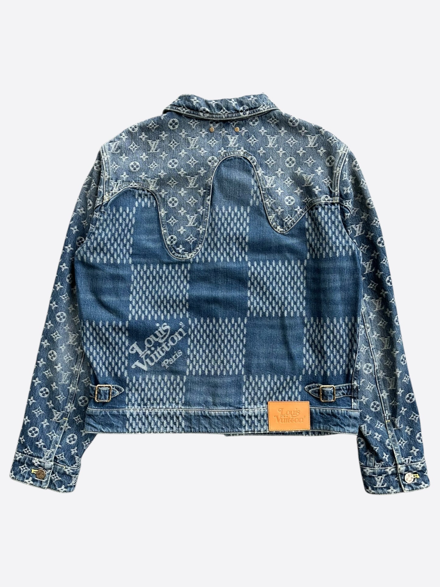 Louis Vuitton Nigo Blue Monogram Denim Jacket