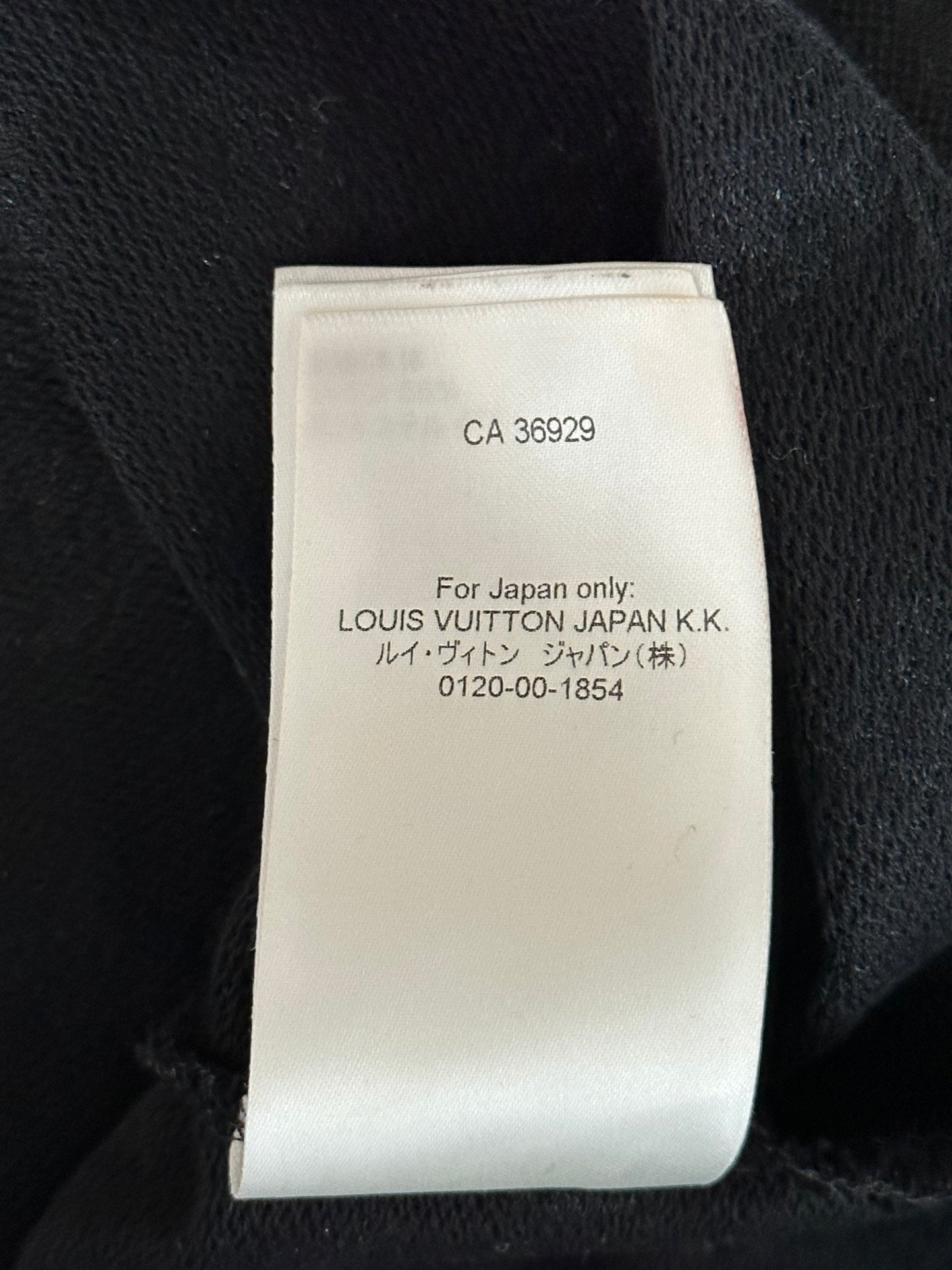 Louis Vuitton Black & Orange Monogram Football Jersey