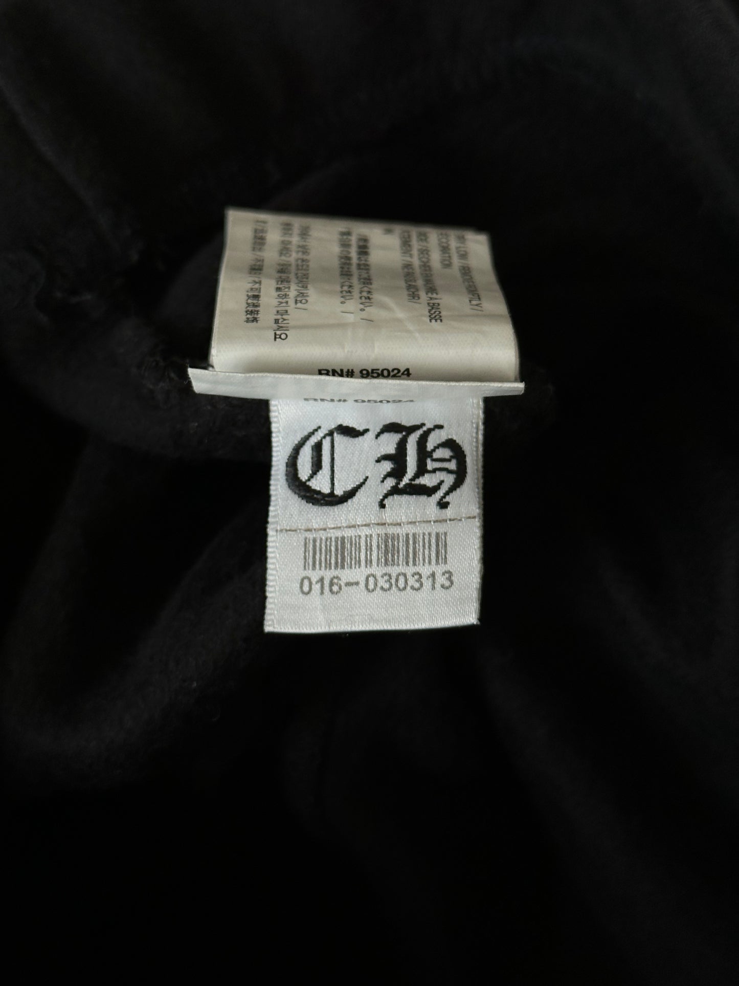 Chrome Hearts Black & Yellow Script Sweatpants