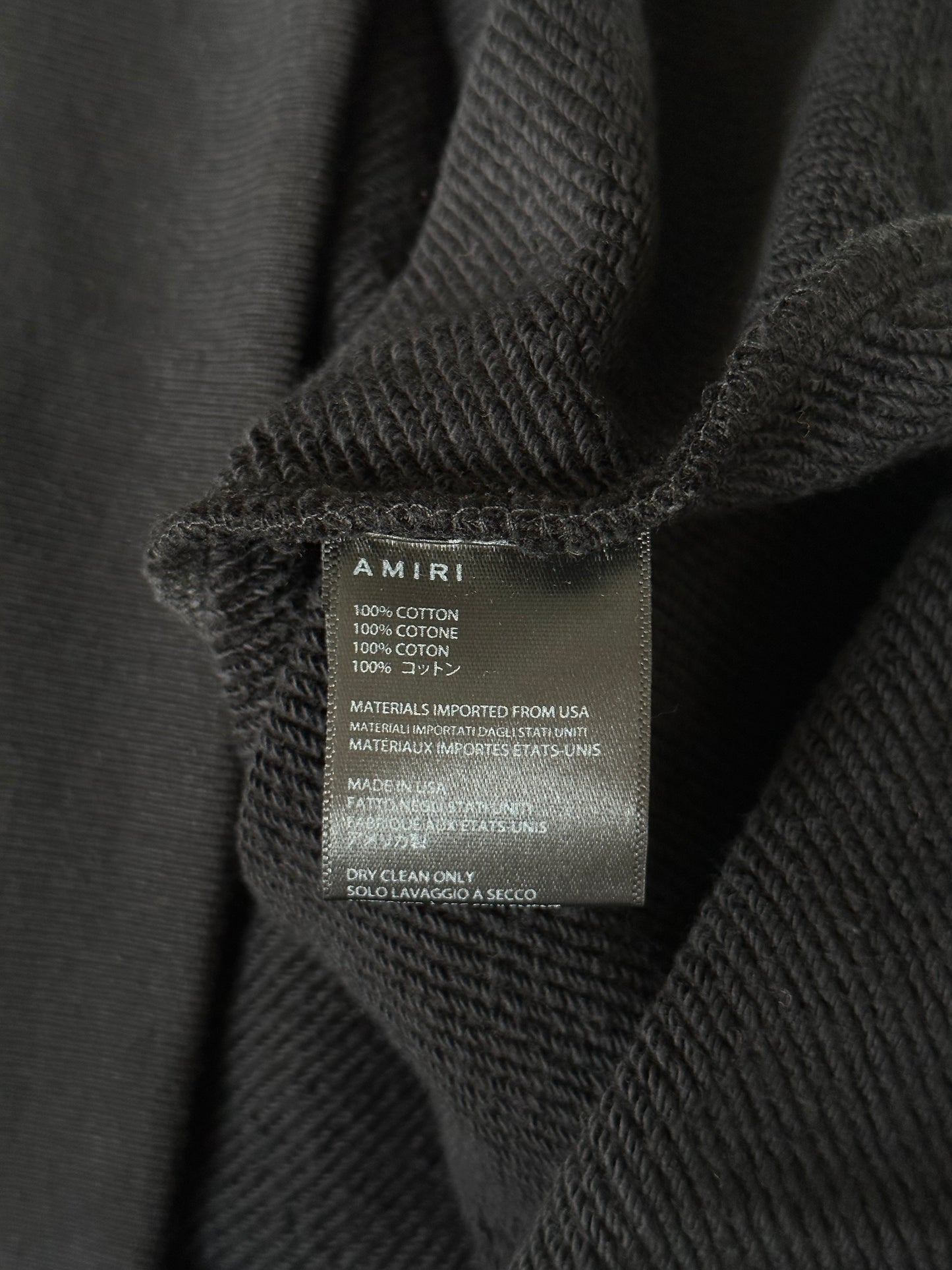 Amiri Black Rainbow Beverly Hills Sweater