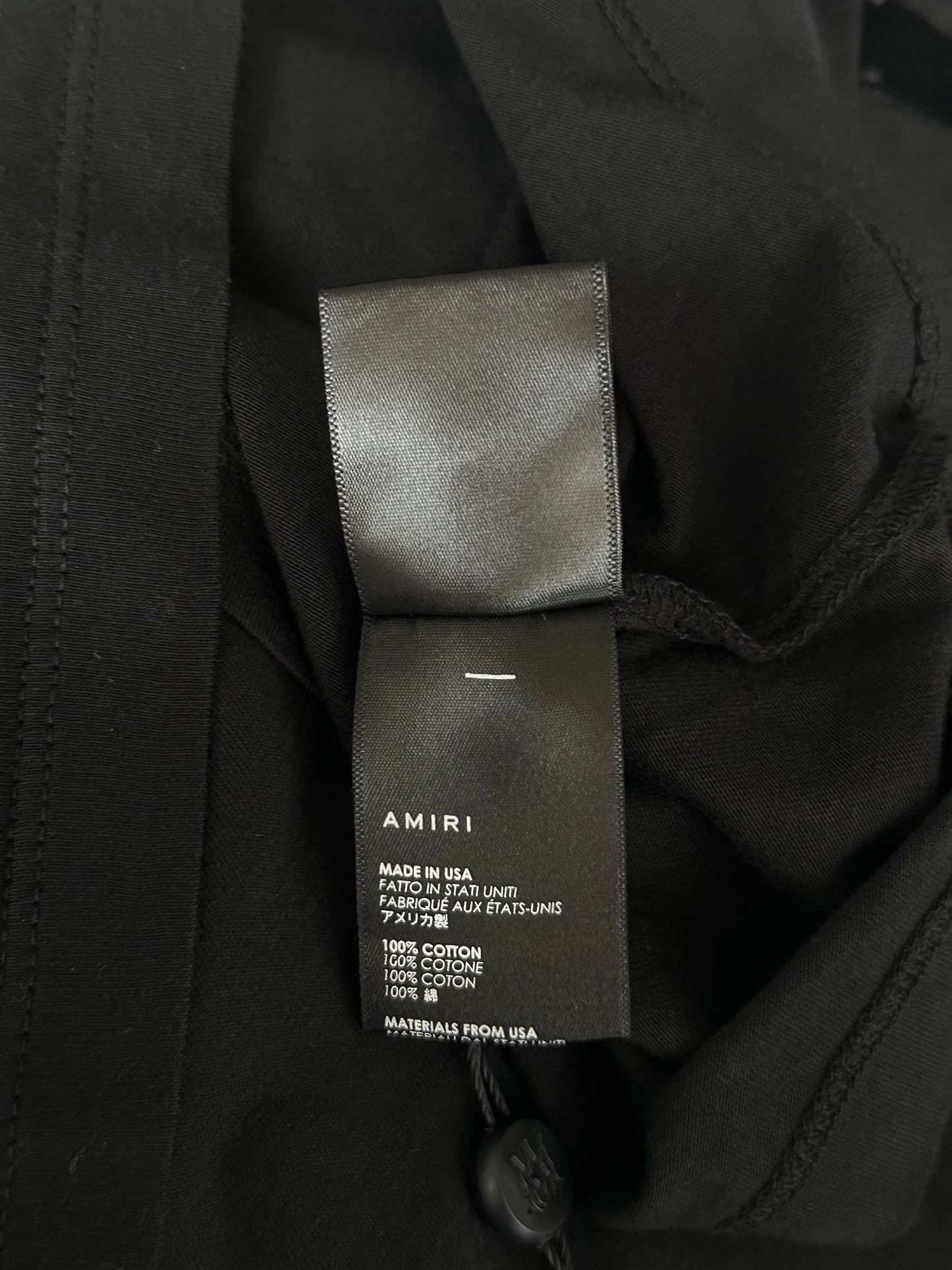 Amiri Black Rainbow Beverly Hills T-Shirt