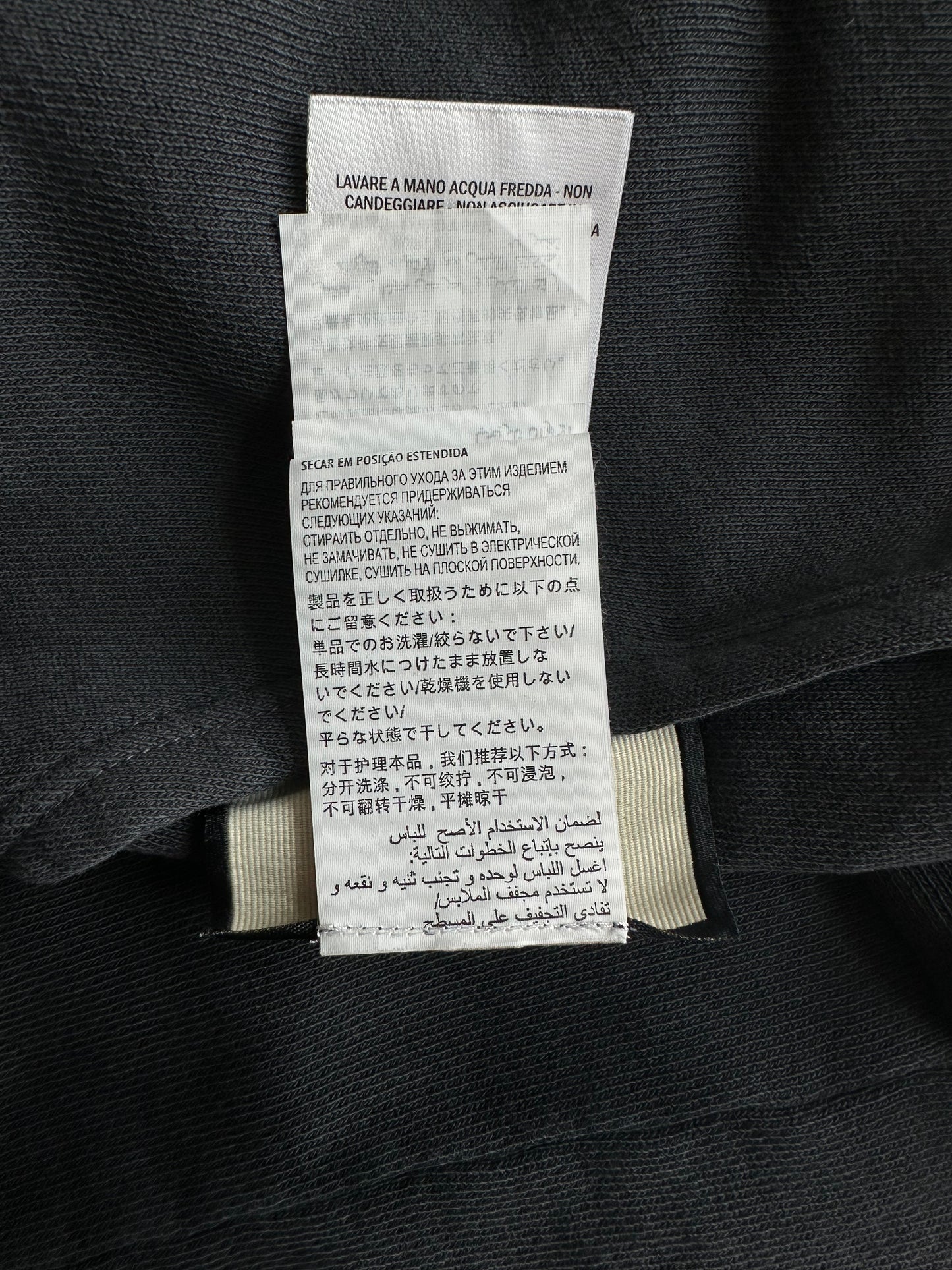 Gucci Black Bleach Tie-Dye Logo Hoodie