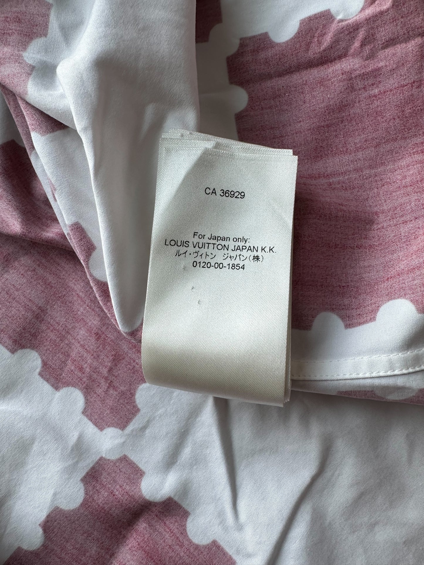 Louis Vuitton Nigo Red & White Checkered Button Up Shirt