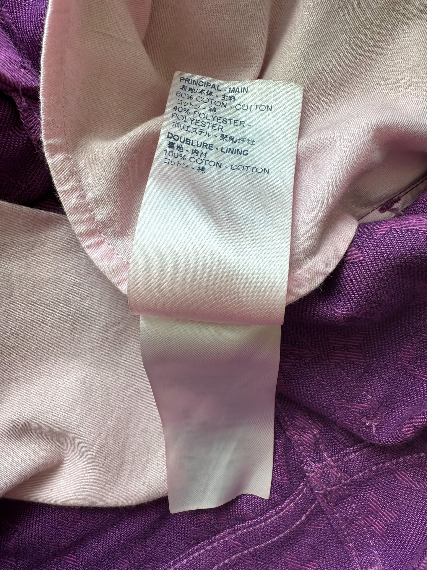 Louis Vuitton Purple Monogram Slim Jeans