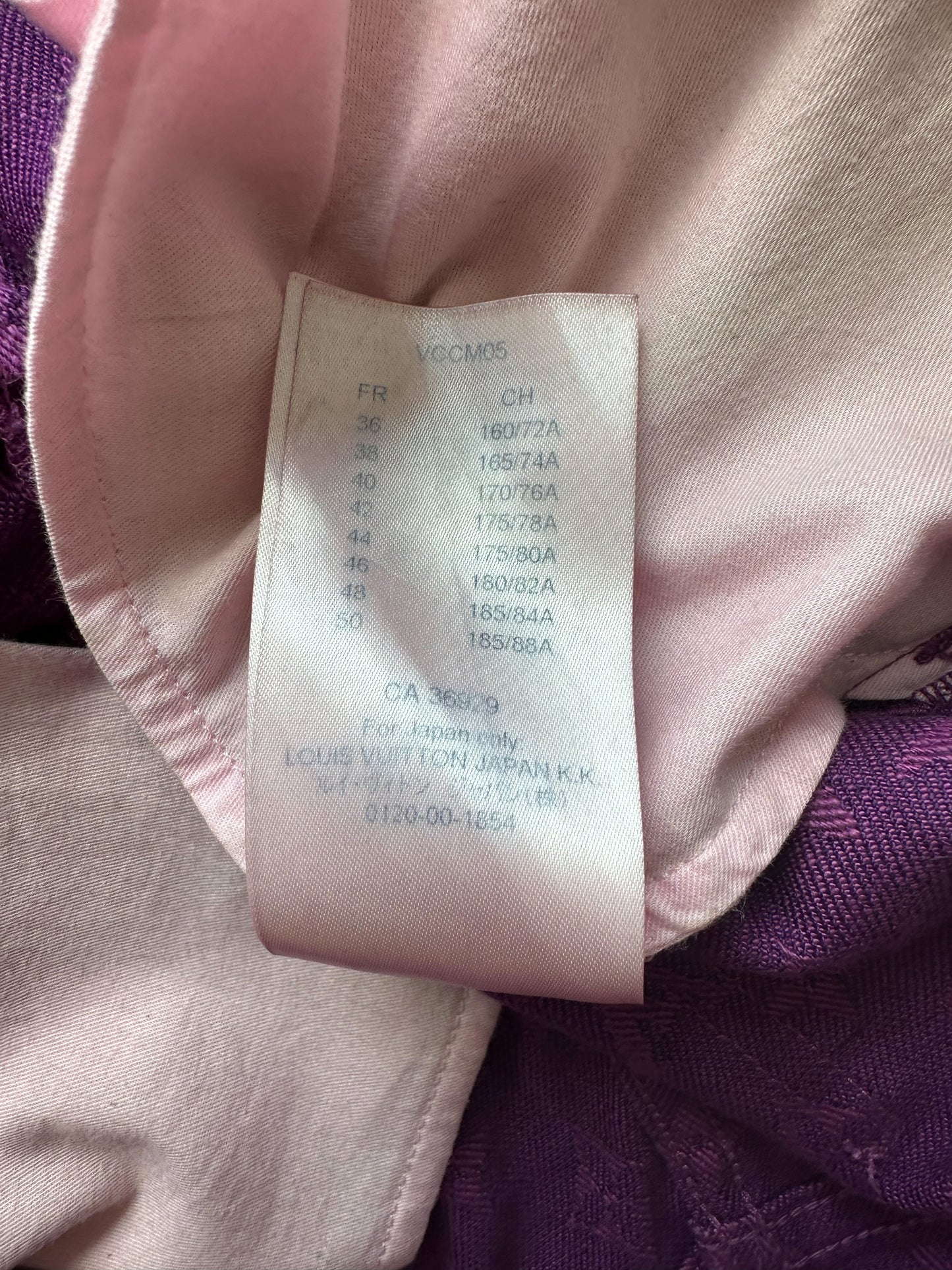 Louis Vuitton Purple Monogram Slim Jeans