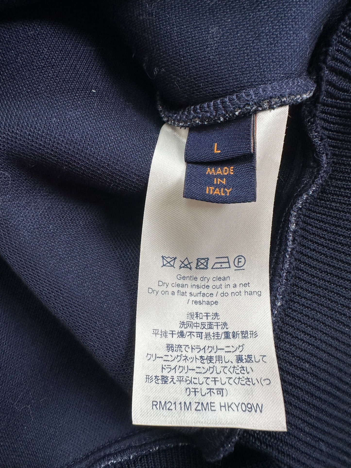 Louis Vuitton Blue Tapestry Monogram Sweater