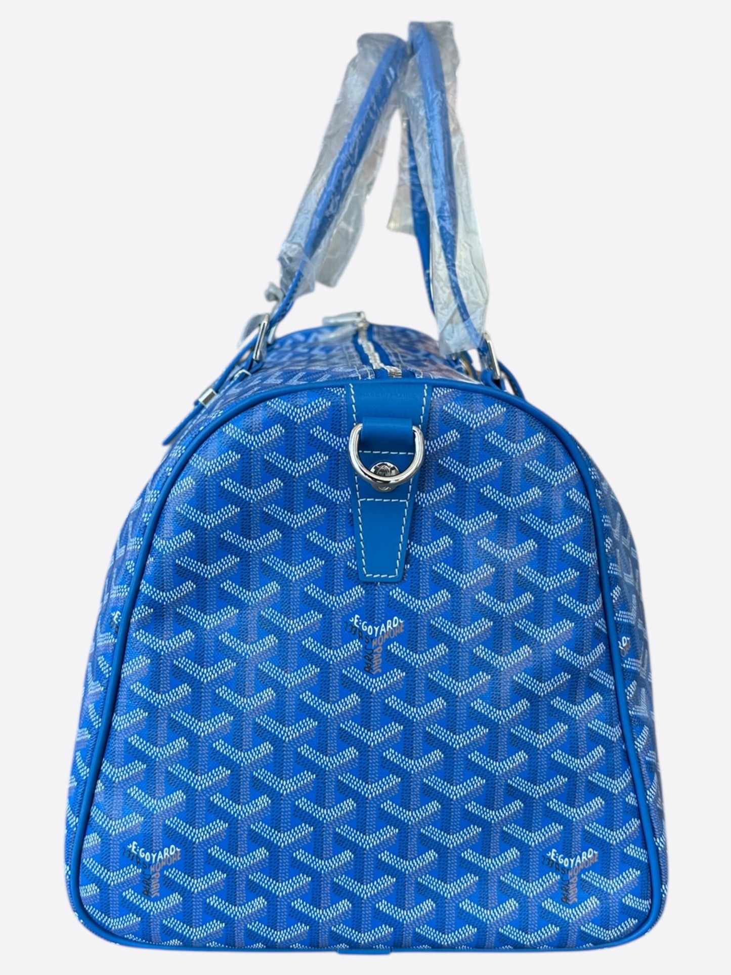 Goyard Blue Boston 50 Duffel Bag