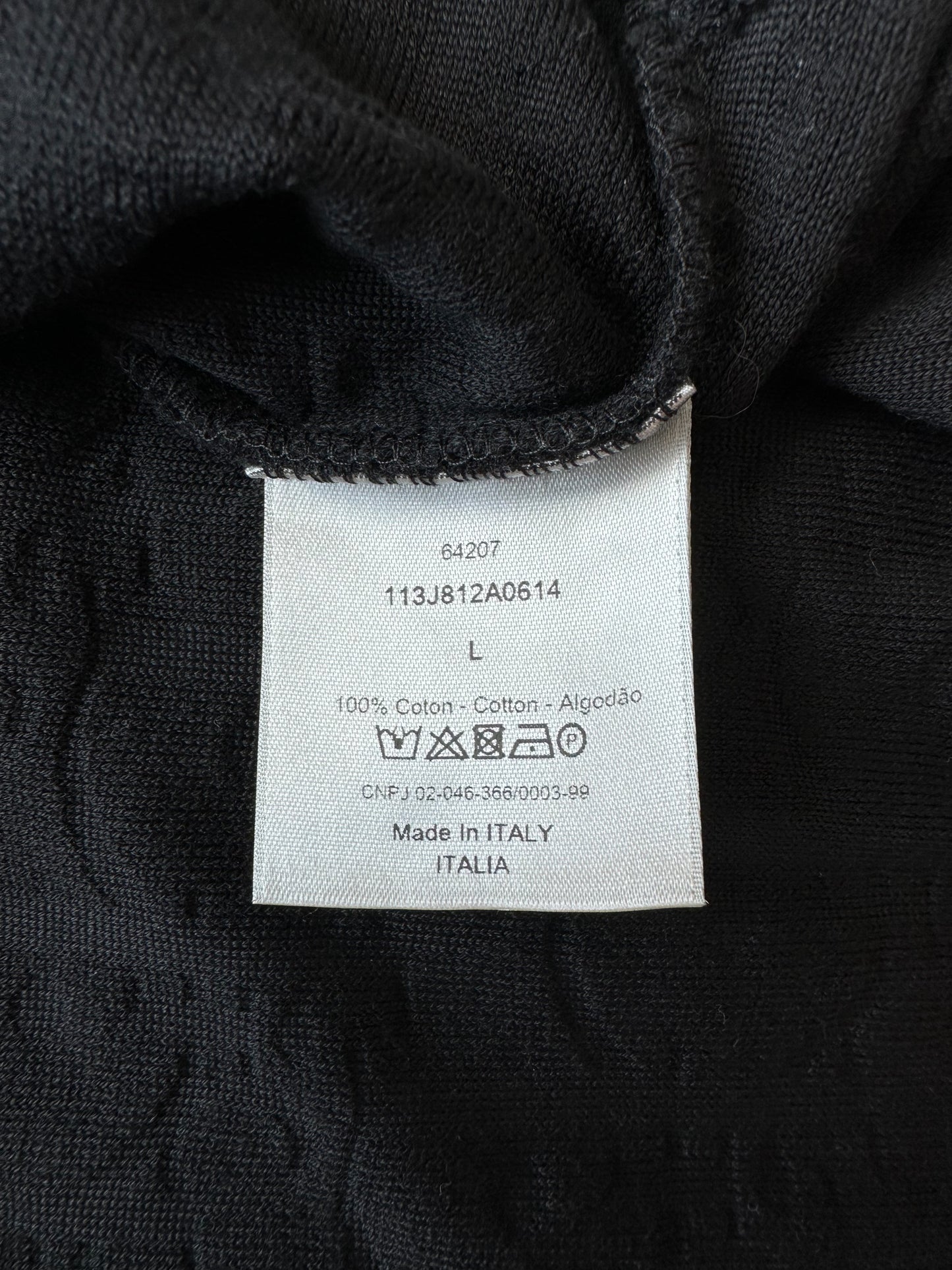 Dior Navy Oblique Towel Polo T-Shirt