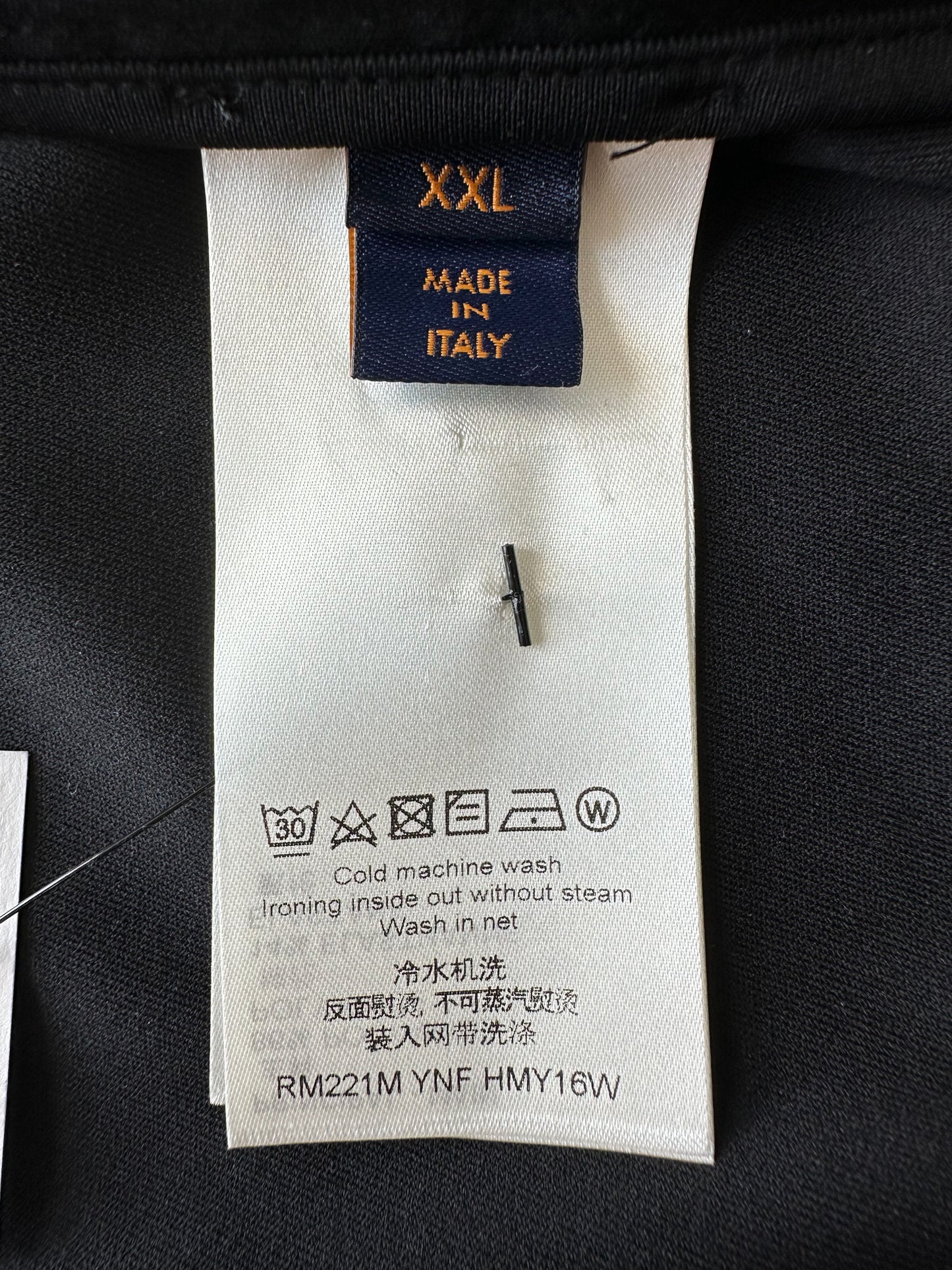 Louis Vuitton Black & Blue 2054 Heat Reflective Monogram Sweater
