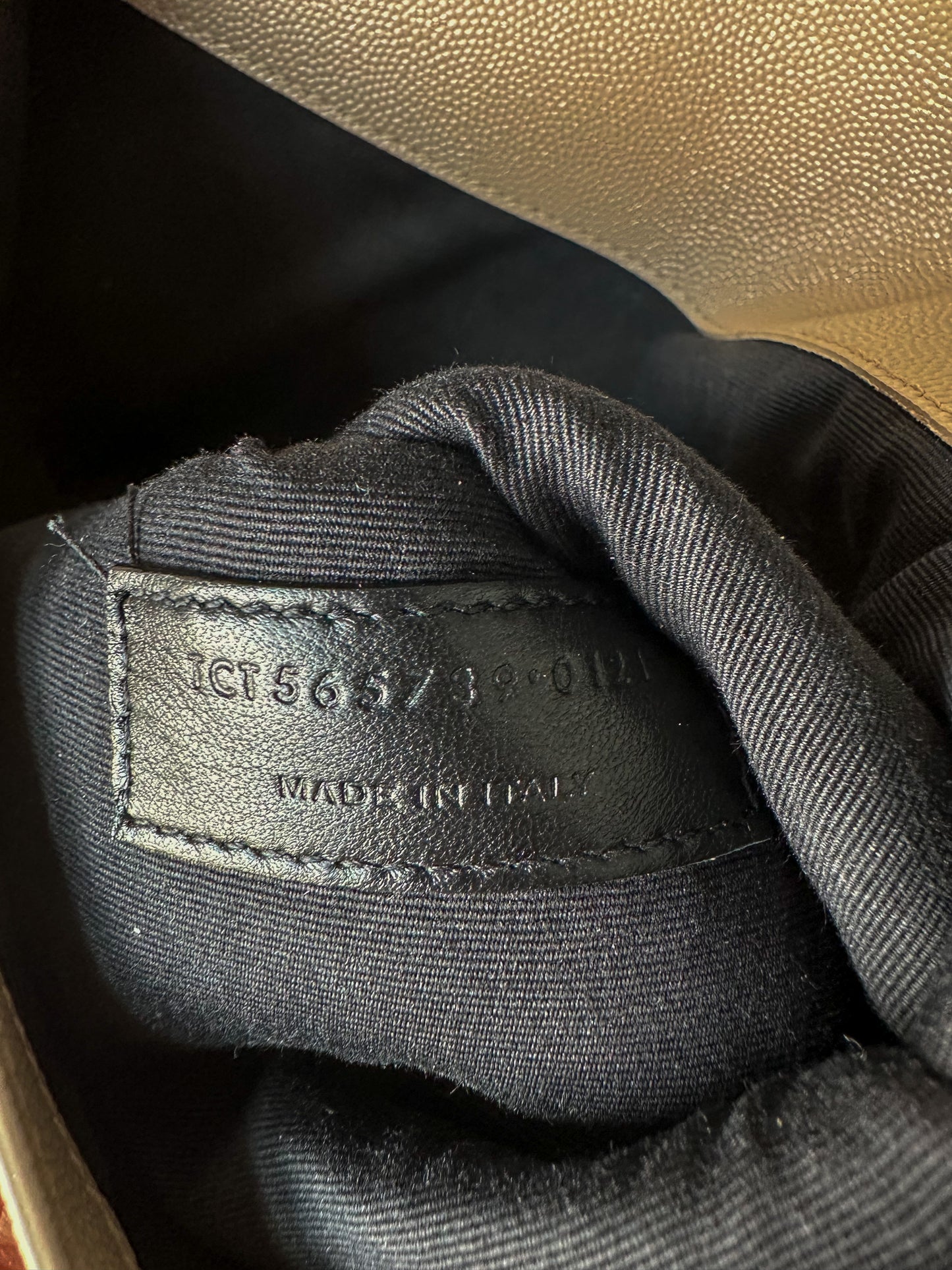 Saint Laurent Beige Uptown Pouch