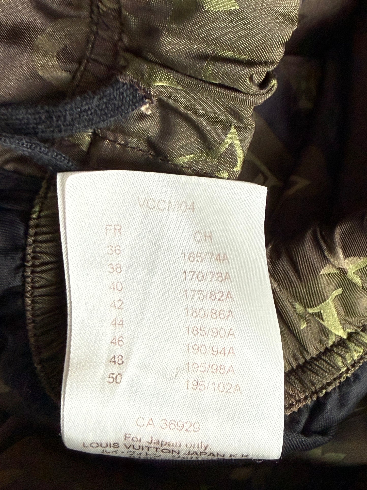 Louis Vuitton Supreme Camouflage Monogram Cargo Track Pants