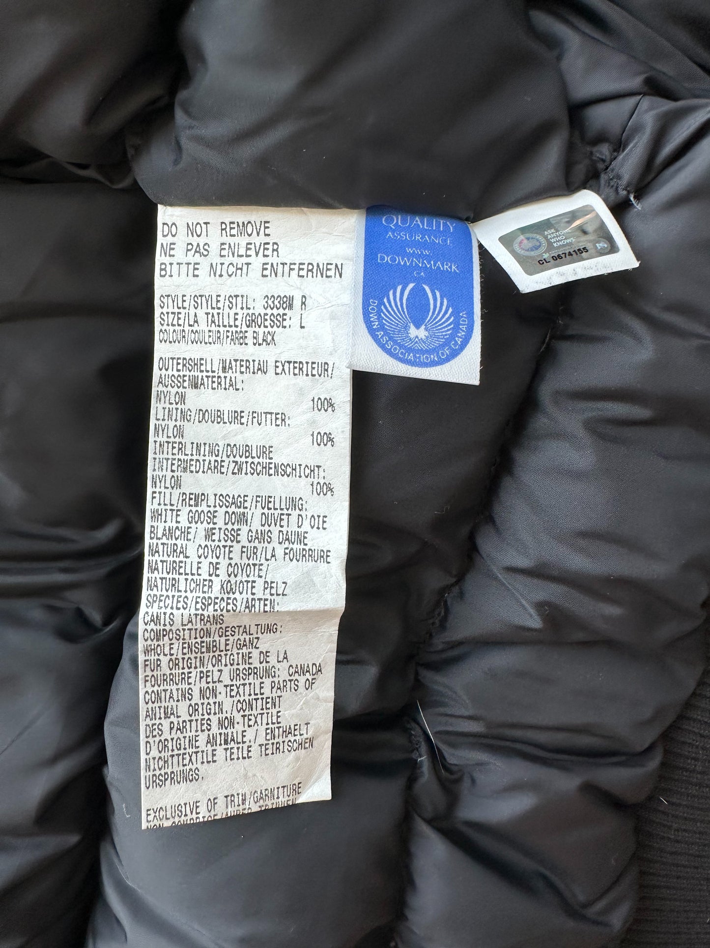 Canada Goose Black Yukon Black Label Men's Jacket