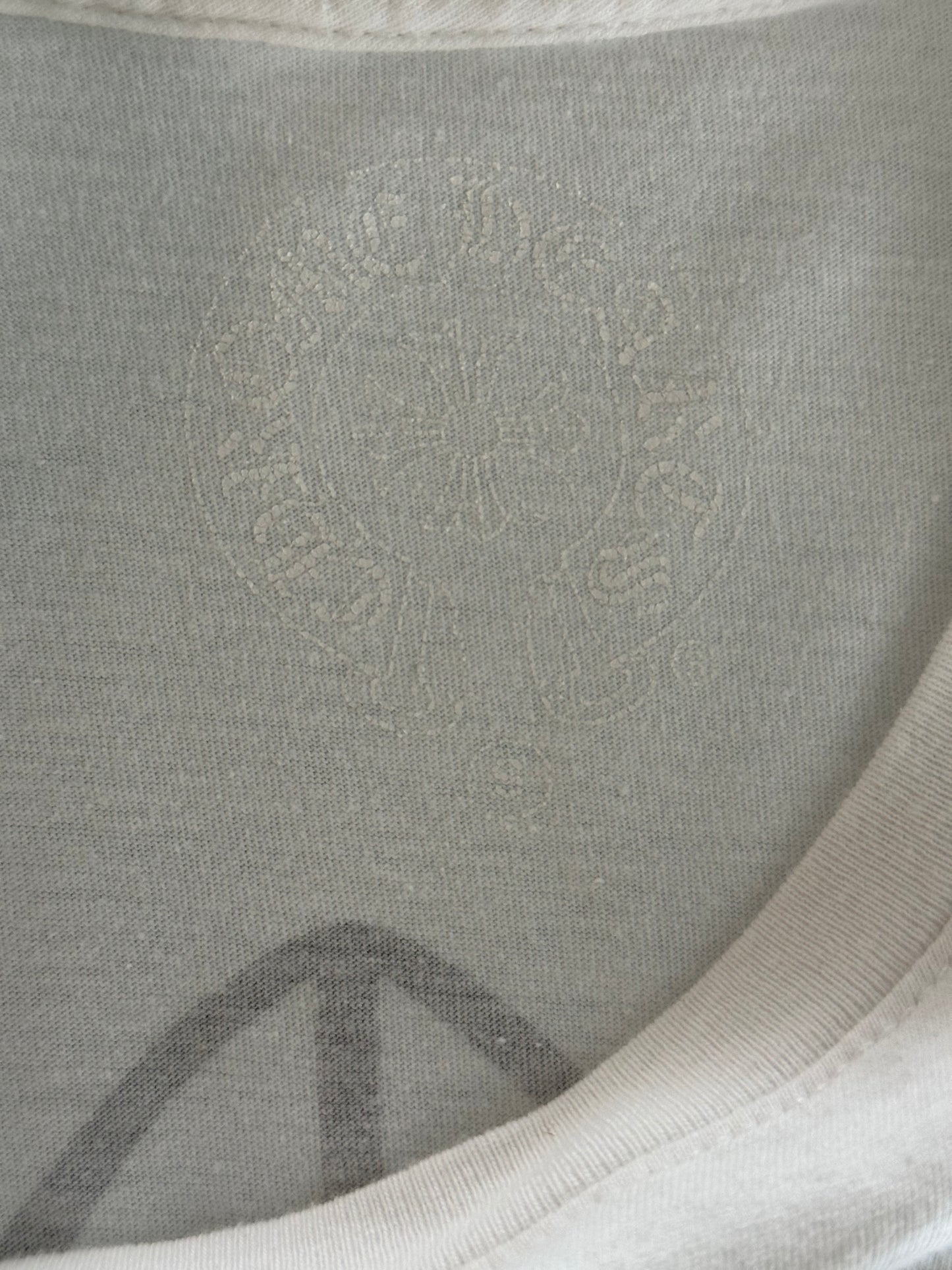 Chrome Hearts White & Black Los Angeles Exclusive Cross Logo T-Shirt