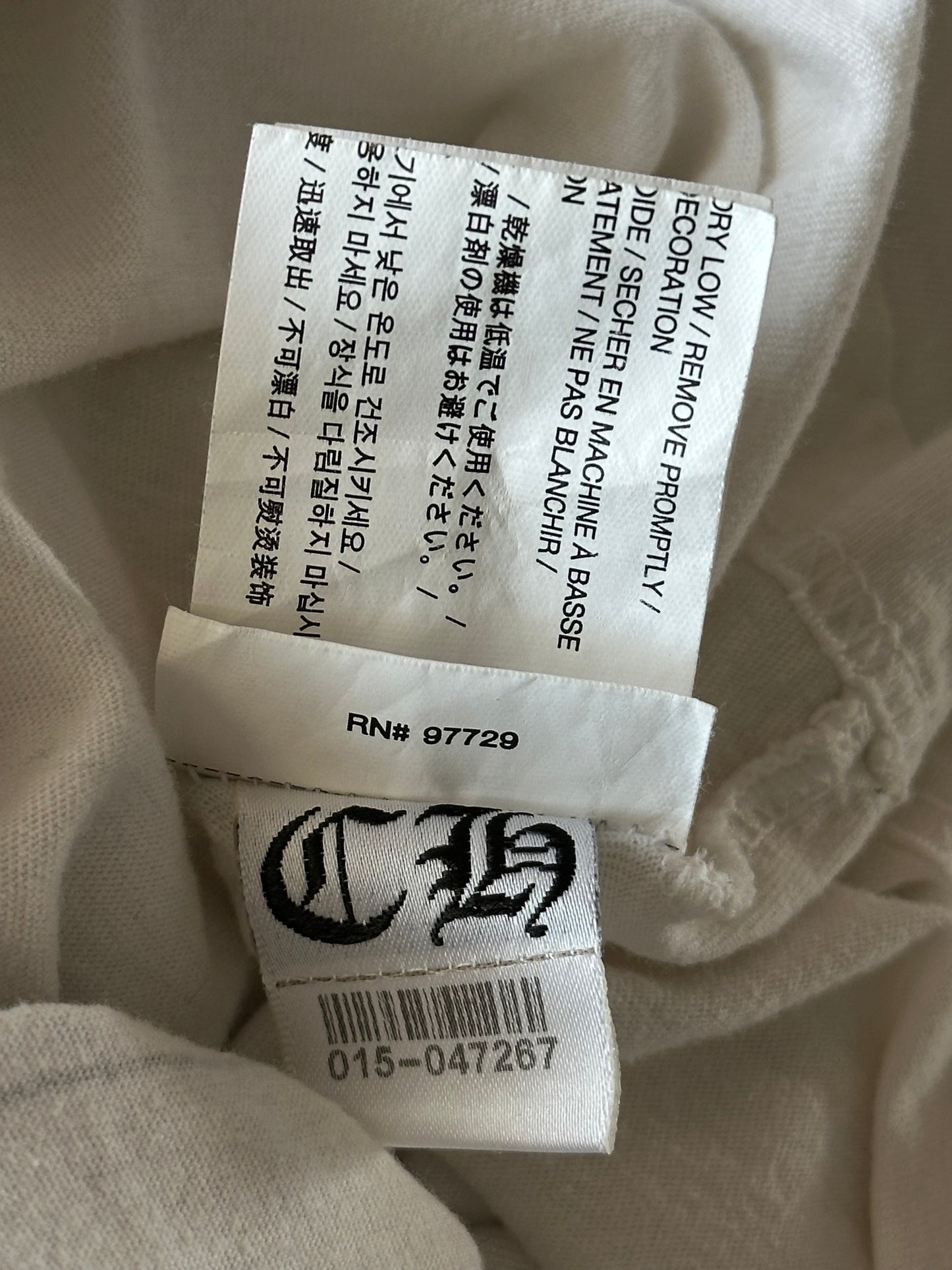 Chrome Hearts White & Black Los Angeles Exclusive Cross Logo T-Shirt