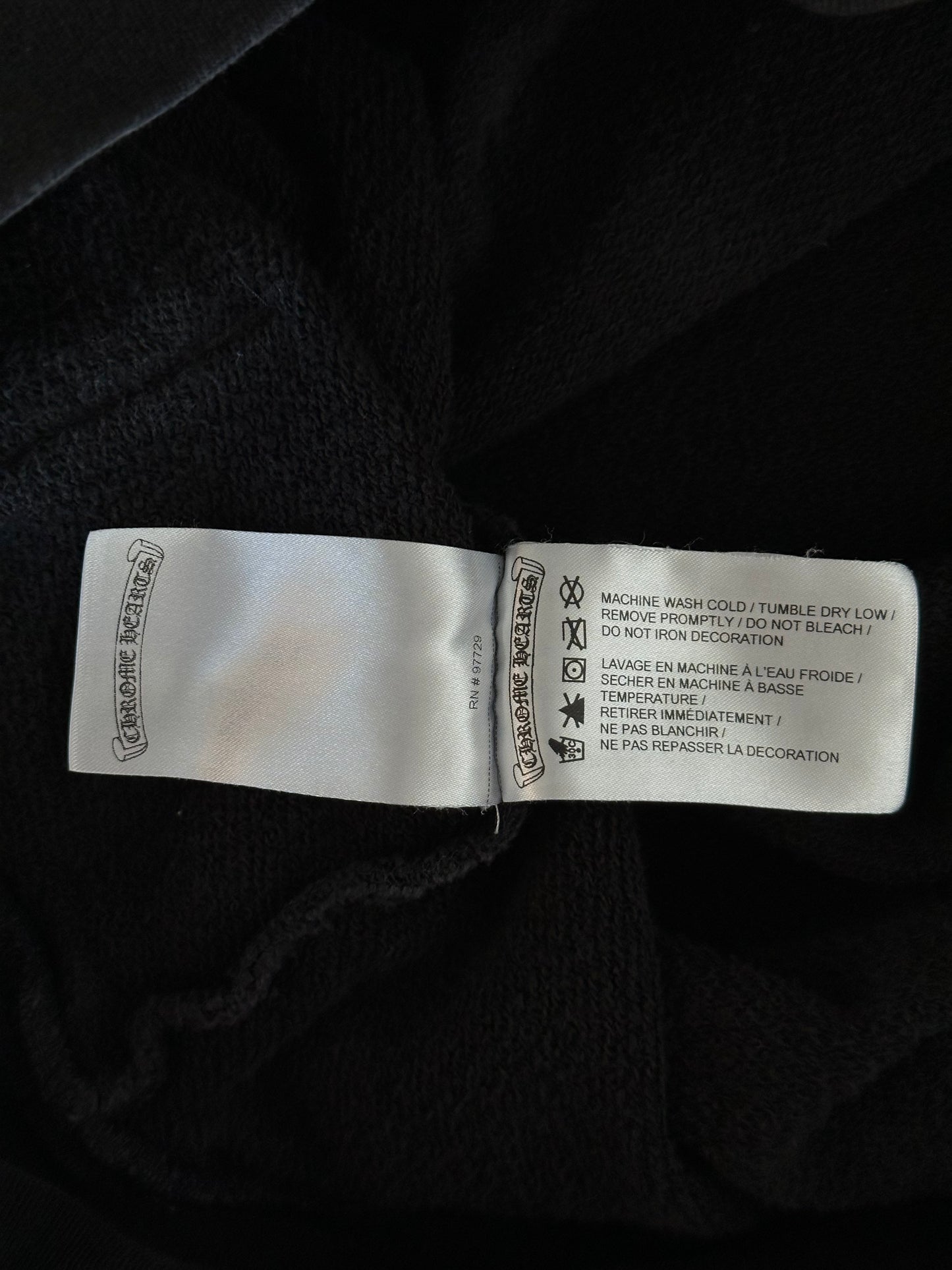 Chrome Hearts Black Matty Boy Stay Fast Hoodie