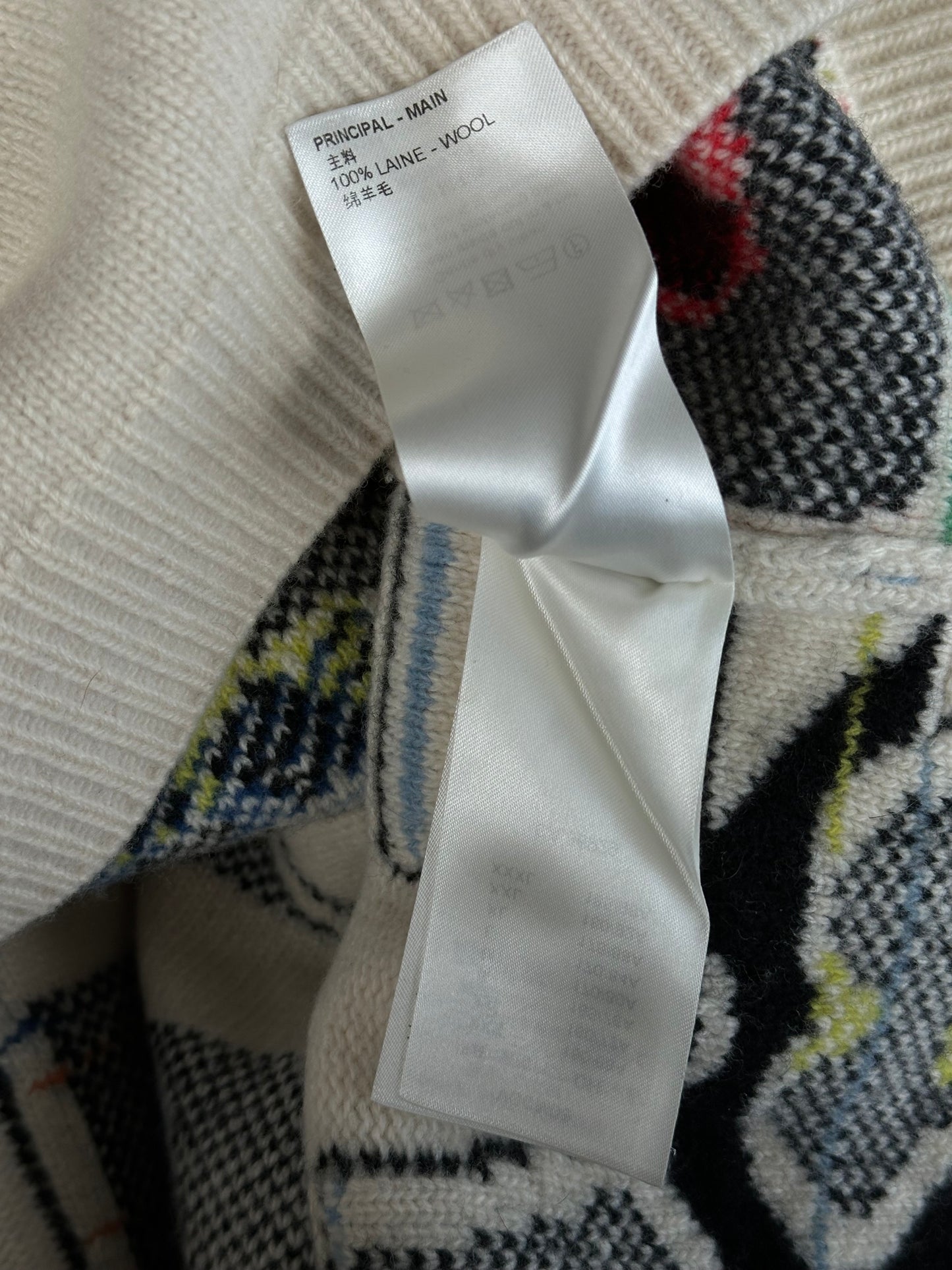 Louis Vuitton Beige Puzzle Wool Sweater