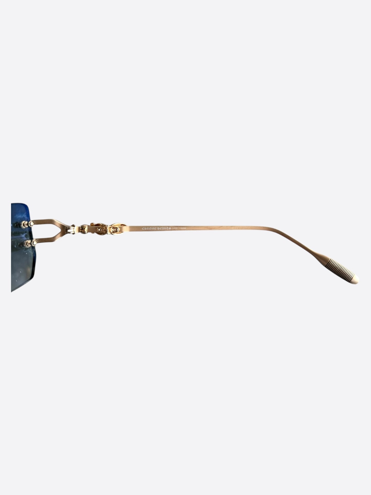 Chrome Hearts Gold Lordie Sunglasses