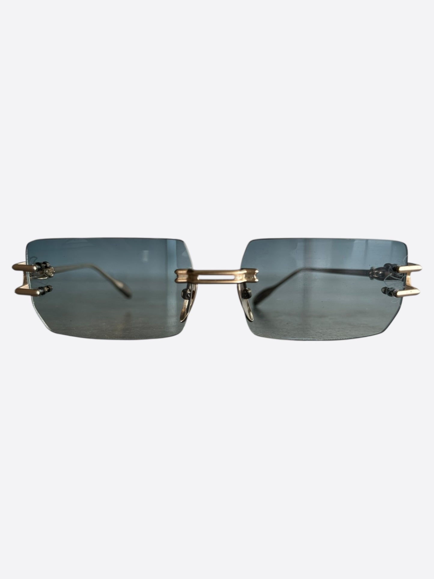 Chrome Hearts Gold Lordie Sunglasses