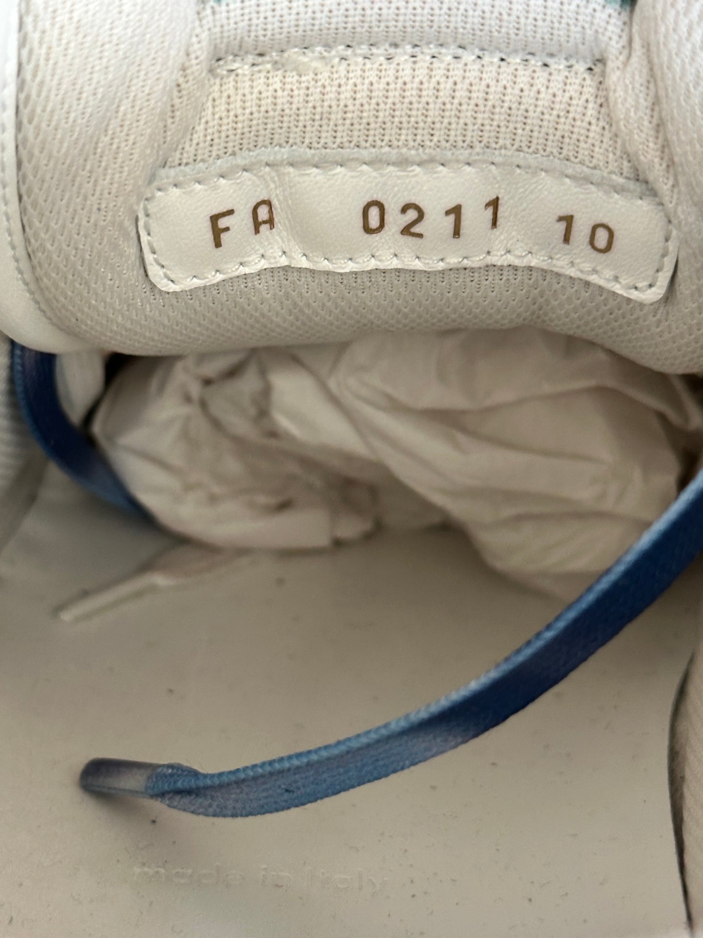 Louis Vuitton Blue Watercolor Monogram Ollie Sneakers