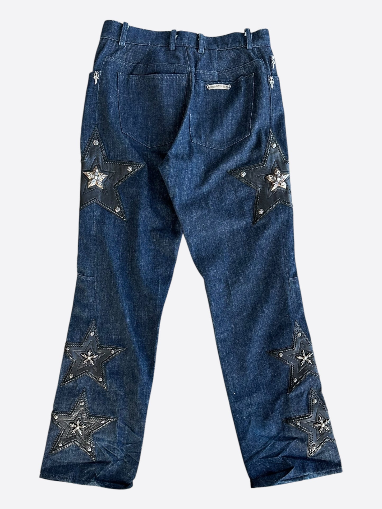 Chrome Hearts Blue & Black Star Patch 1/1 Jeans